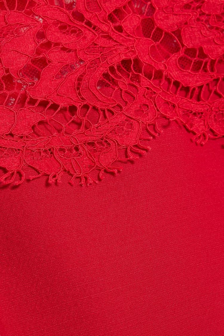 Valentino o1y0326 Mini Dress in Red Size S / US 4 / IT 40 - 4 Thumbnail
