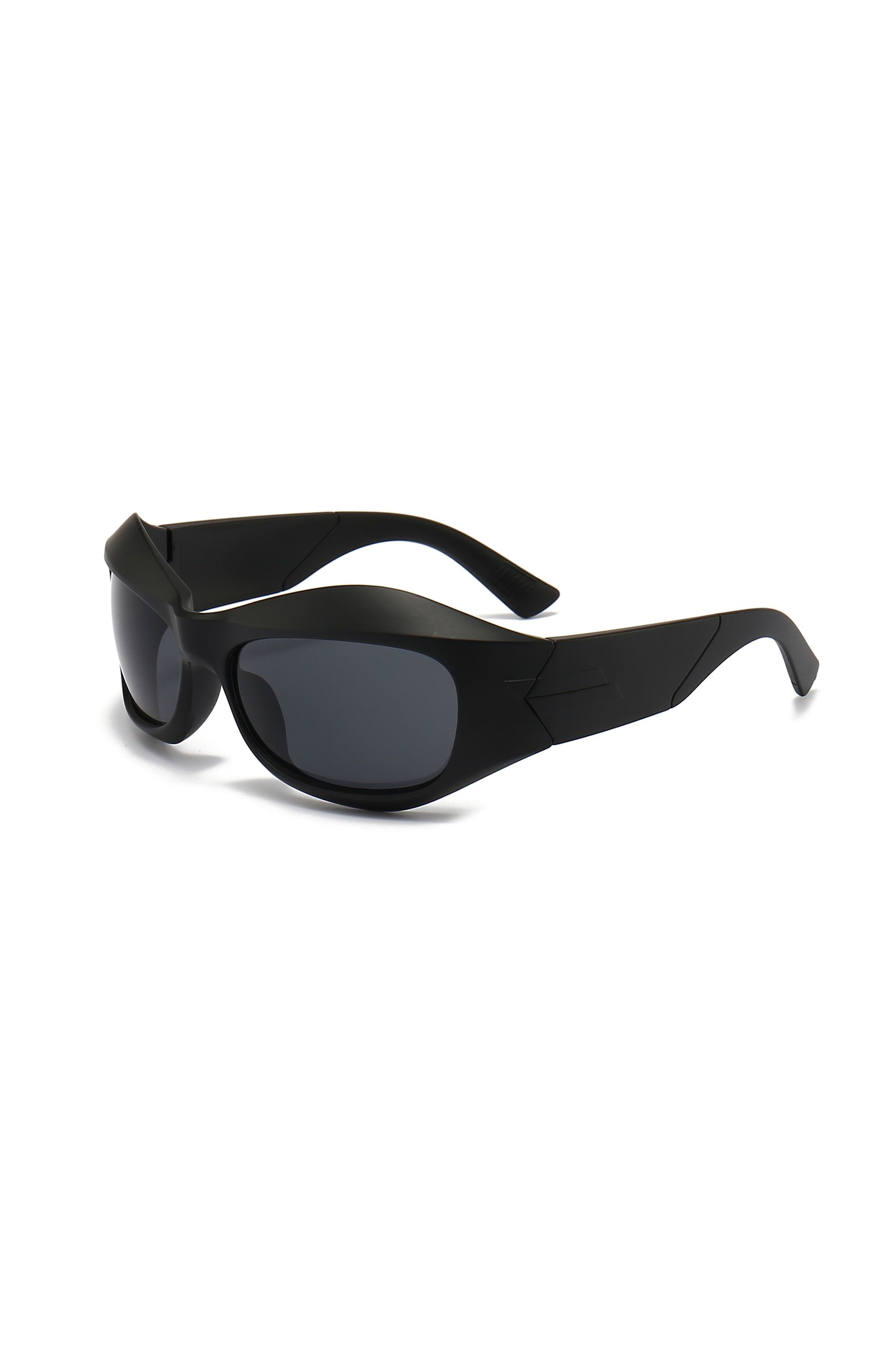 Japanese Brand Y2k Avant Garde Futuristic Black Sunglasses Unisex OS Size ONE SIZE - 1 Thumbnail