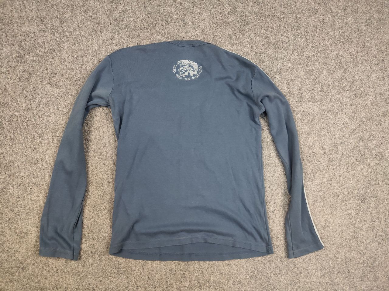 Diesel Vintage Diesel Y2K Style Embroidered Logo Blue Long Sleeve Size US M / EU 48-50 / 2 - 8 Thumbnail