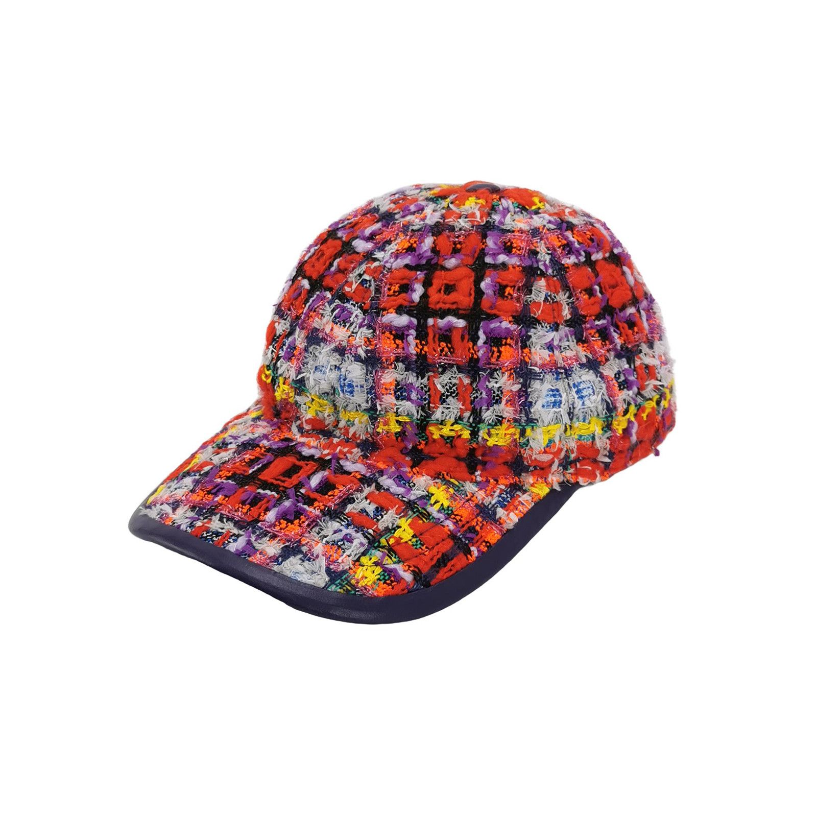 Gucci Gucci Multicolor Tweed Baseball Cap One Size Size ONE SIZE - 1 Thumbnail