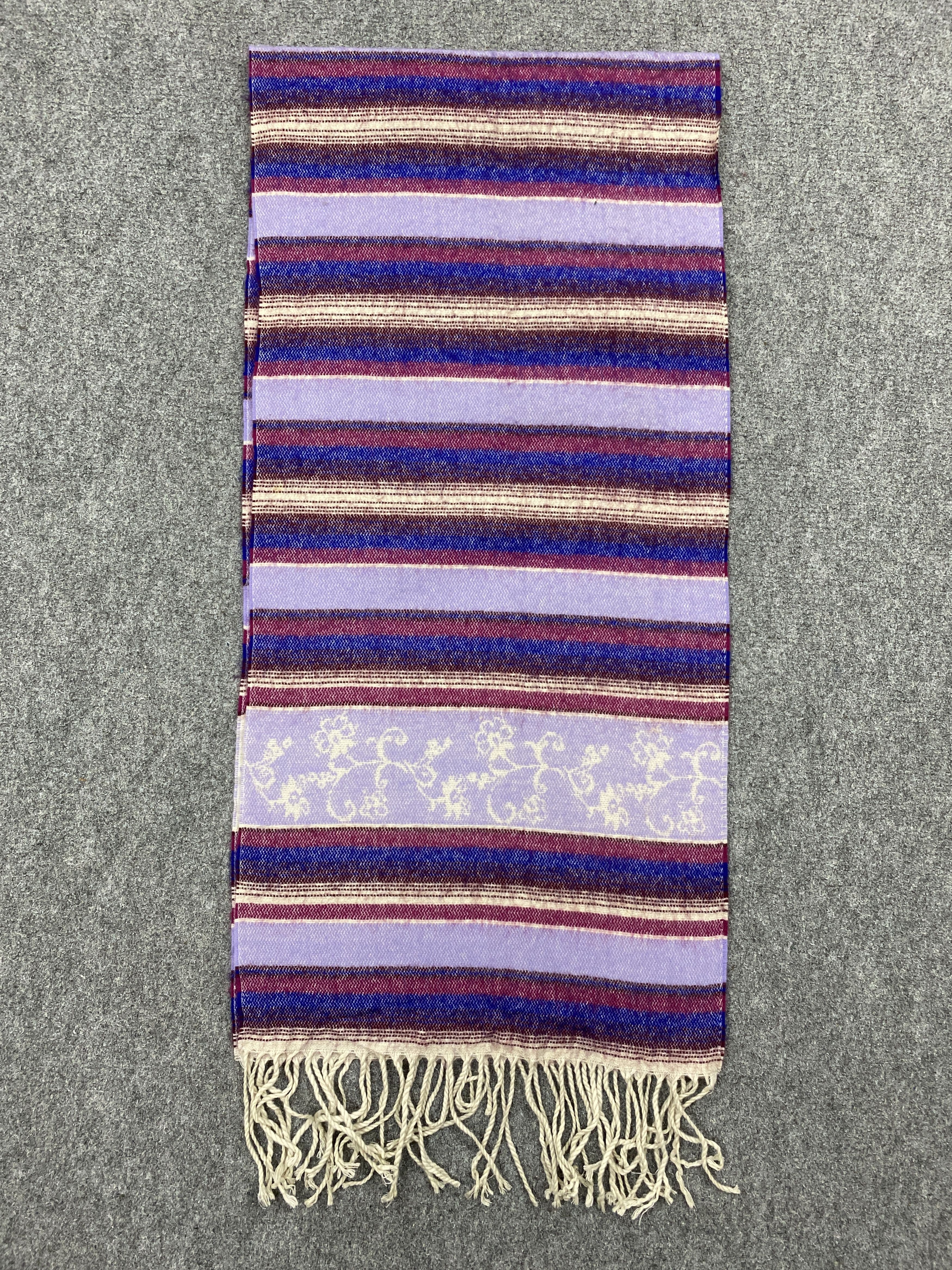 Japanese Brand Vintage Japanese Brand Stripes Muffler Scarf SC0041 Size ONE SIZE - 7 Thumbnail