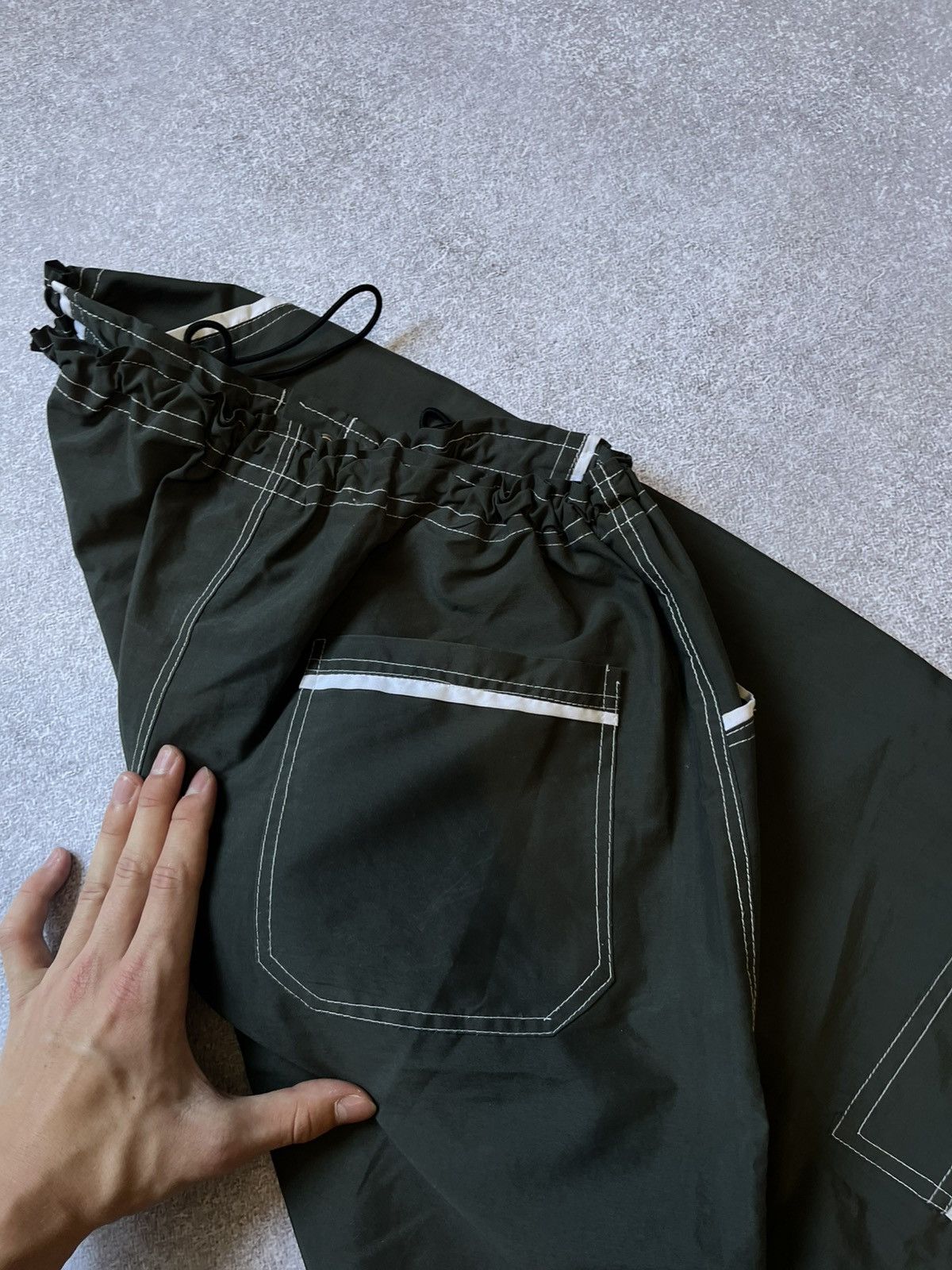 Diesel Vintage Diesel Techwear Cargo Pants with Pockets Drawstrings Size US 32 / EU 48 - 6 Thumbnail