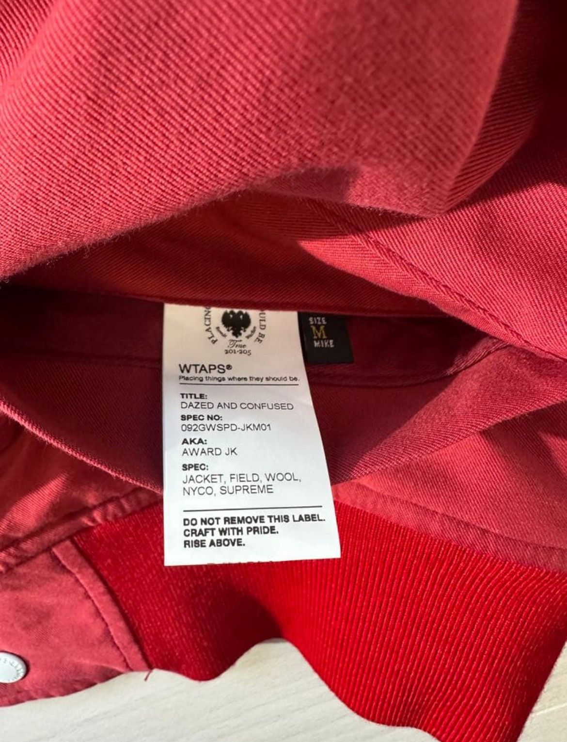 Supreme × Wtaps 2009 Wtaps x Supreme Varsity Jacket Size US M / EU 48-50 / 2 - 12 Thumbnail