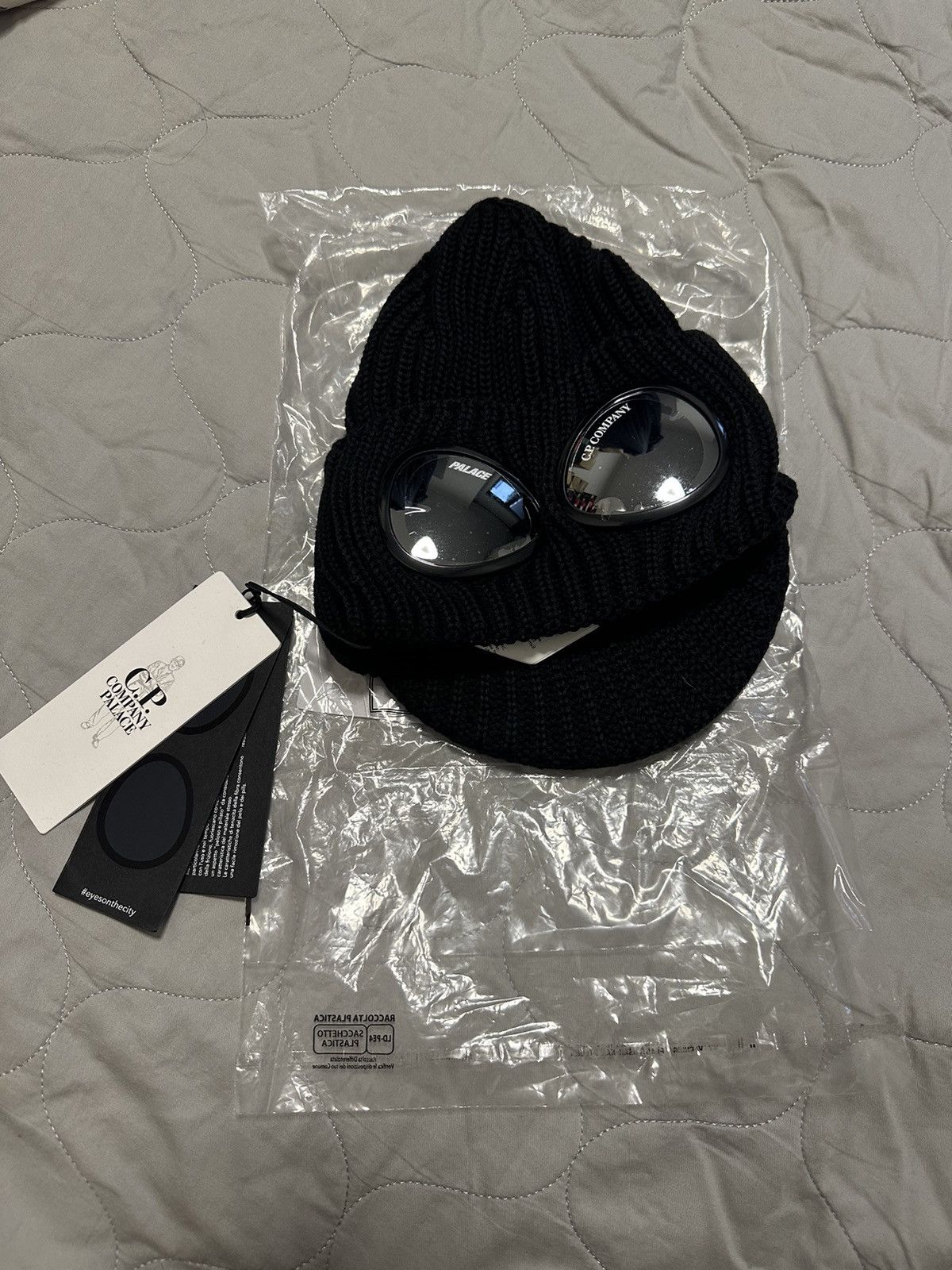 C.P. Company × Palace C.P. Company Palace Beanie Black Size ONE SIZE - 2 Thumbnail