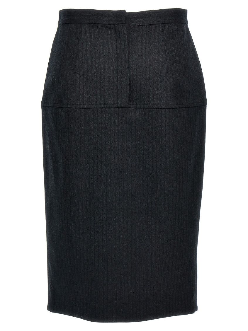 Fendi o1loc1c0426 Skirt in Grey Size 30" / US 8 / IT 44 - 2 Thumbnail