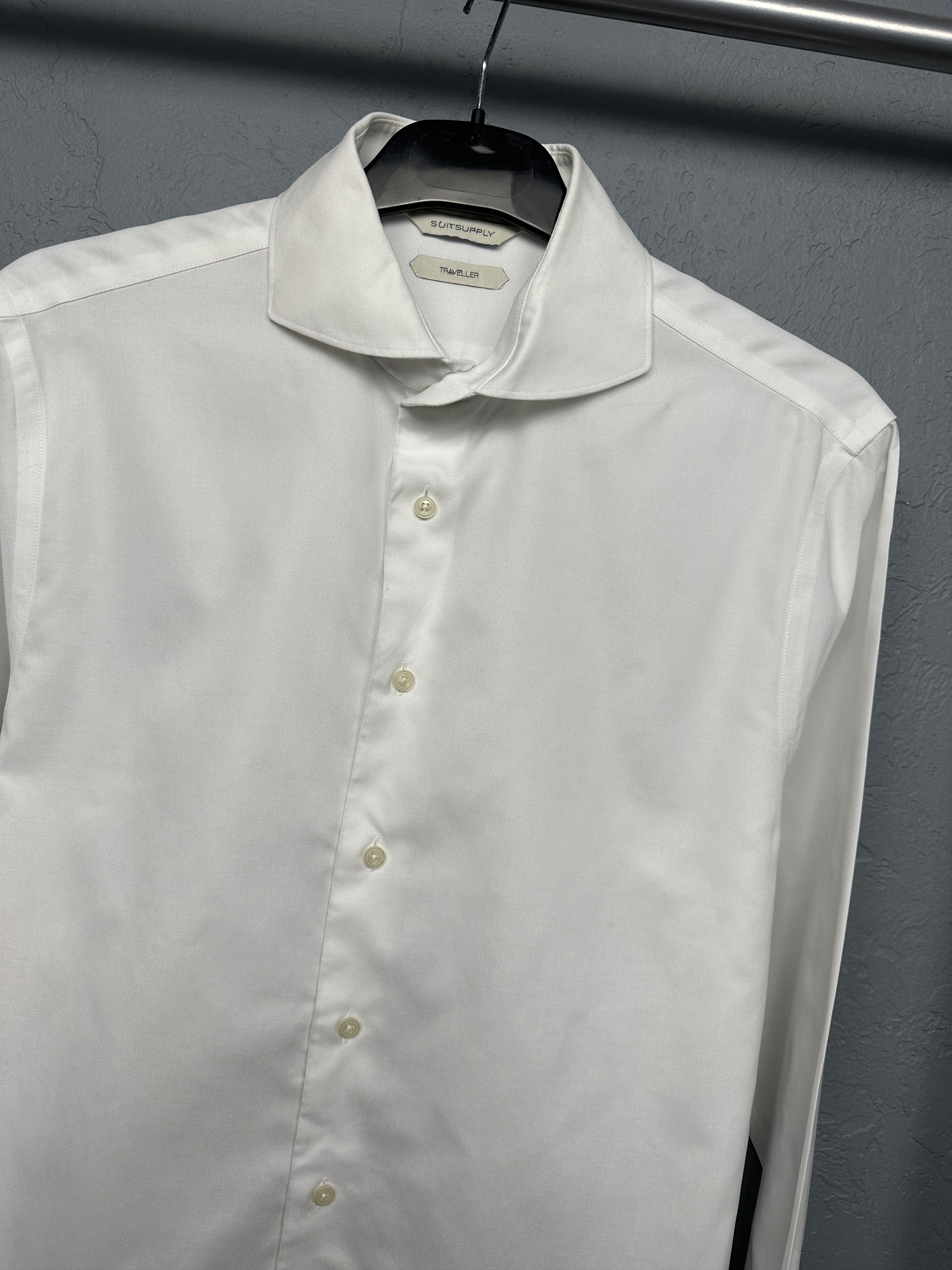 Suitsupply Suitsupply Mens Long Sleeve Shirt Size US M / EU 48-50 / 2 - 2 Thumbnail