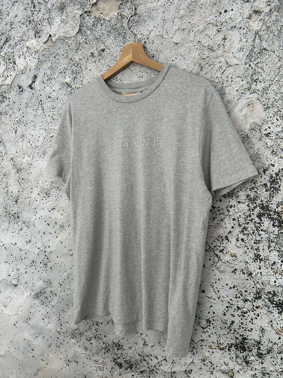Allsaints Allsaints Logo Basic Tee Embroidered Streetwear Premium Size US M / EU 48-50 / 2 - 2 Thumbnail