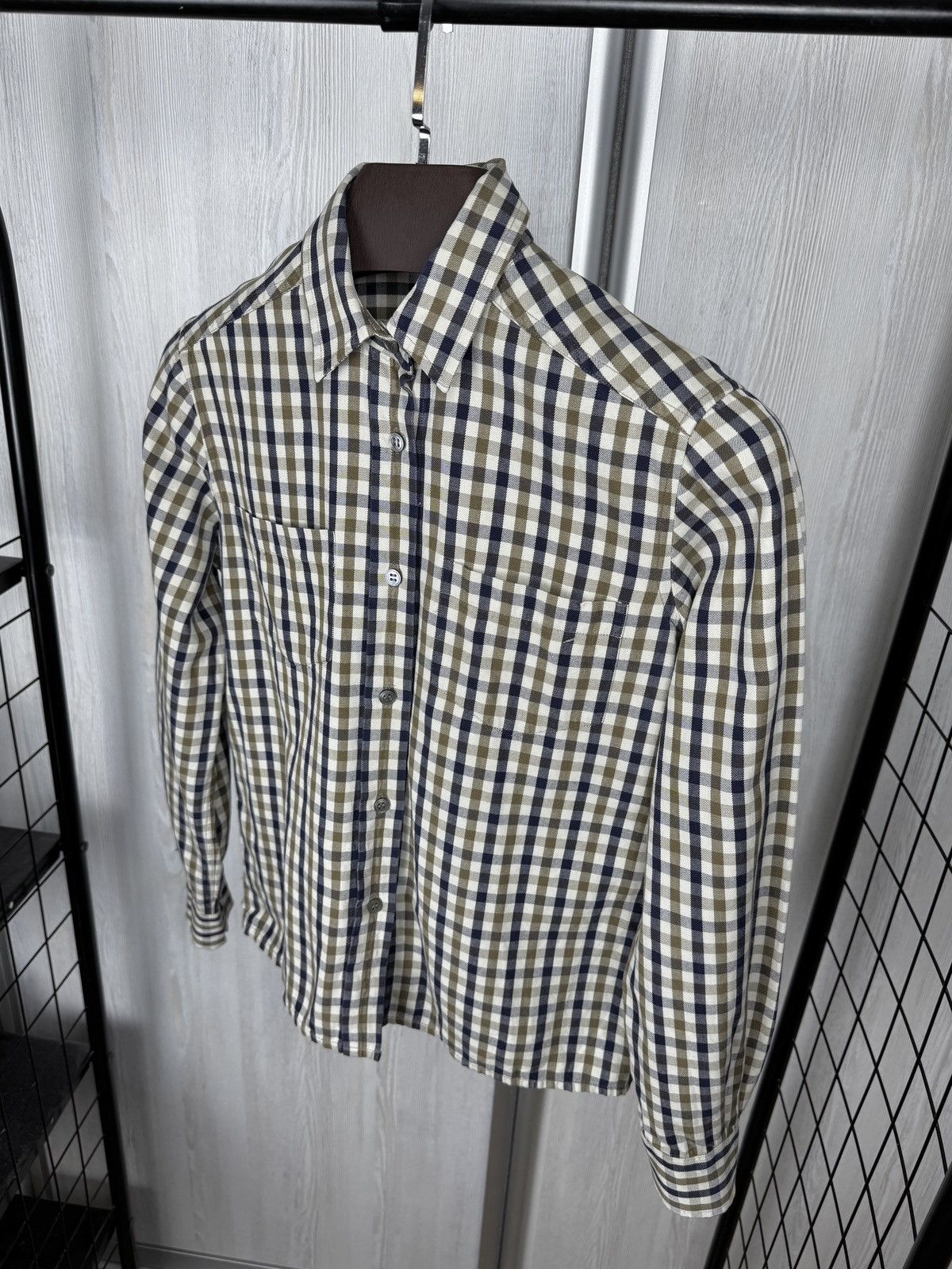 Aquascutum Aquascutum vintage nova check button up ls shirt size 36 91 Size S / US 4 / IT 40 - 8 Thumbnail