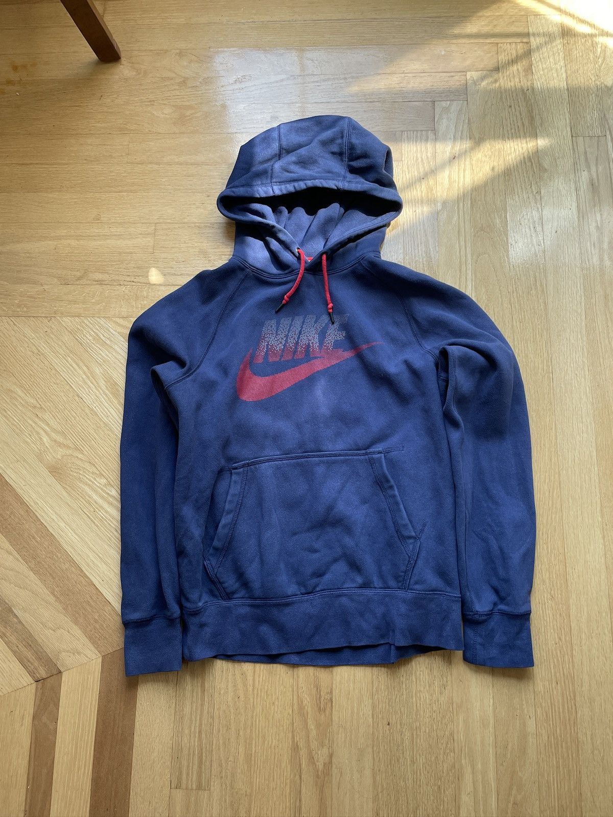 Nike Nike Y2K Swoosh Logo Hoodie Navy Blue Size Small Size US S / EU 44-46 / 1 - 1 Thumbnail