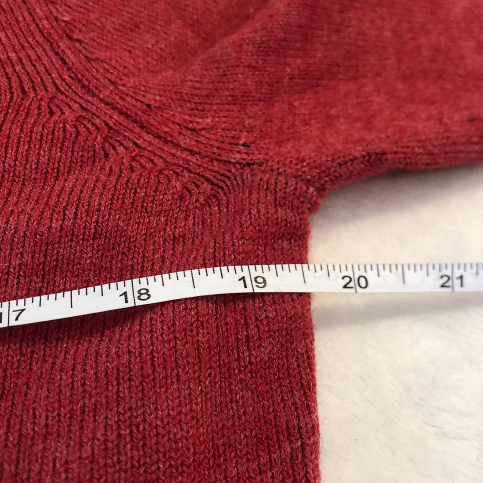 Cartoon Network Cato Rich Heather Red midi Sweater dress cable knit SZ S Size S / US 4 / IT 40 - 9 Thumbnail