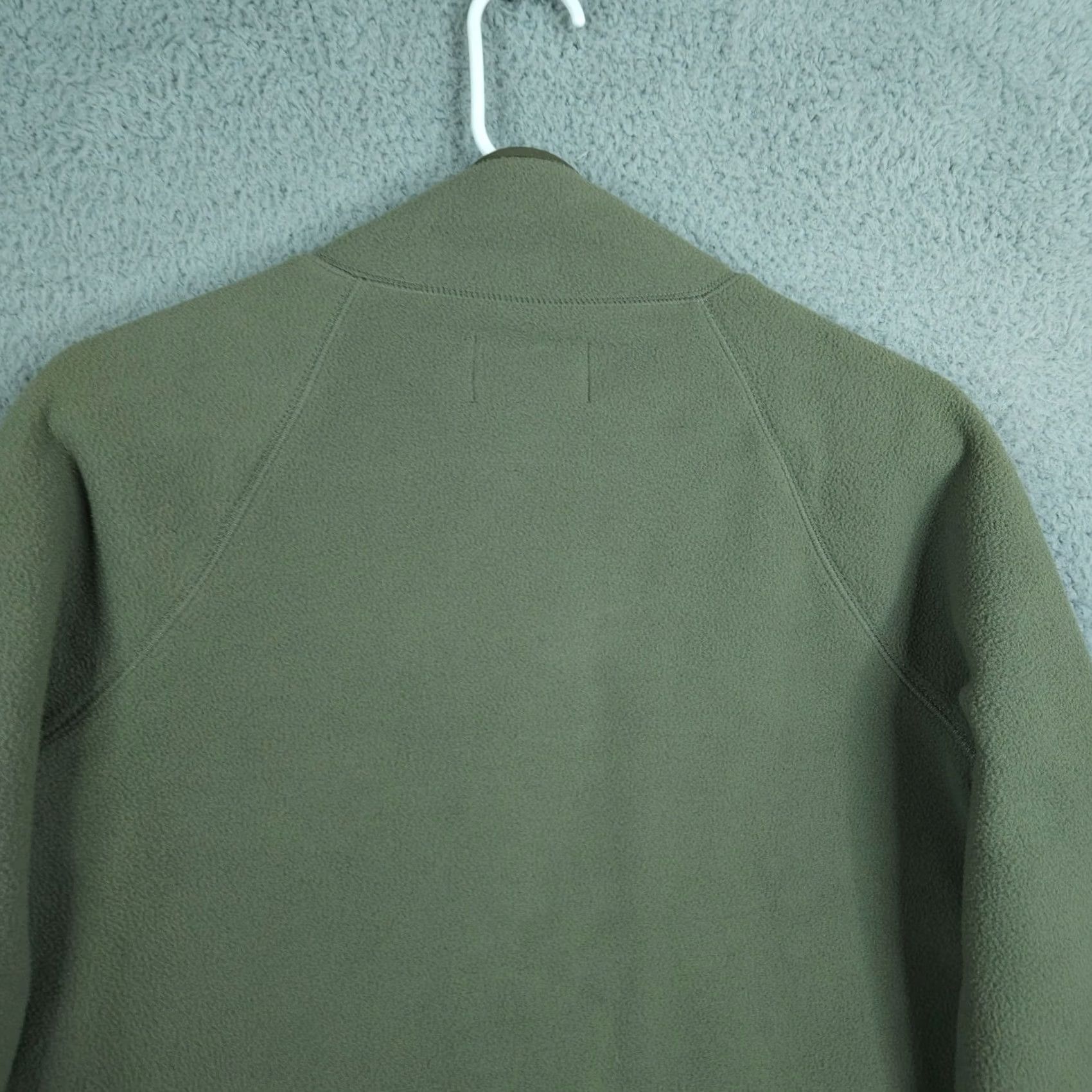 Madewell Madewell Jacket Women’s XS Fleece Olive Green Zip Logo Button Lining Polyester Solid Casual Outdoor Winter Mens No — Size XS / US 0-2 / IT 36-38 - 7 Thumbnail