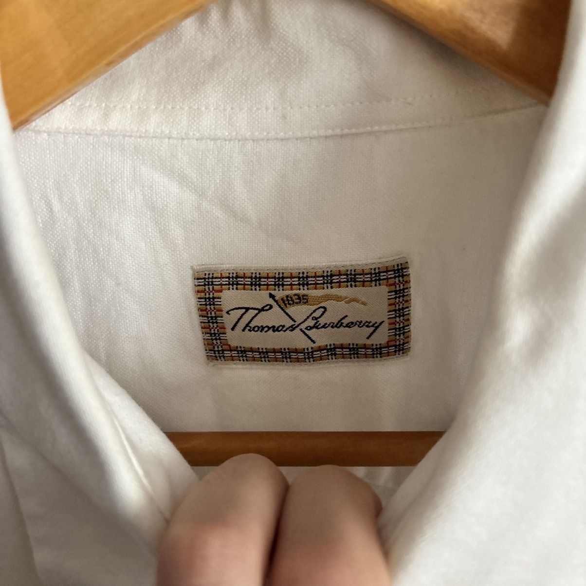 Burberry Thomas Burberry Archive 90s Utility Shirt – Made in England Size US XXL / EU 58 / 5 - 6 Thumbnail