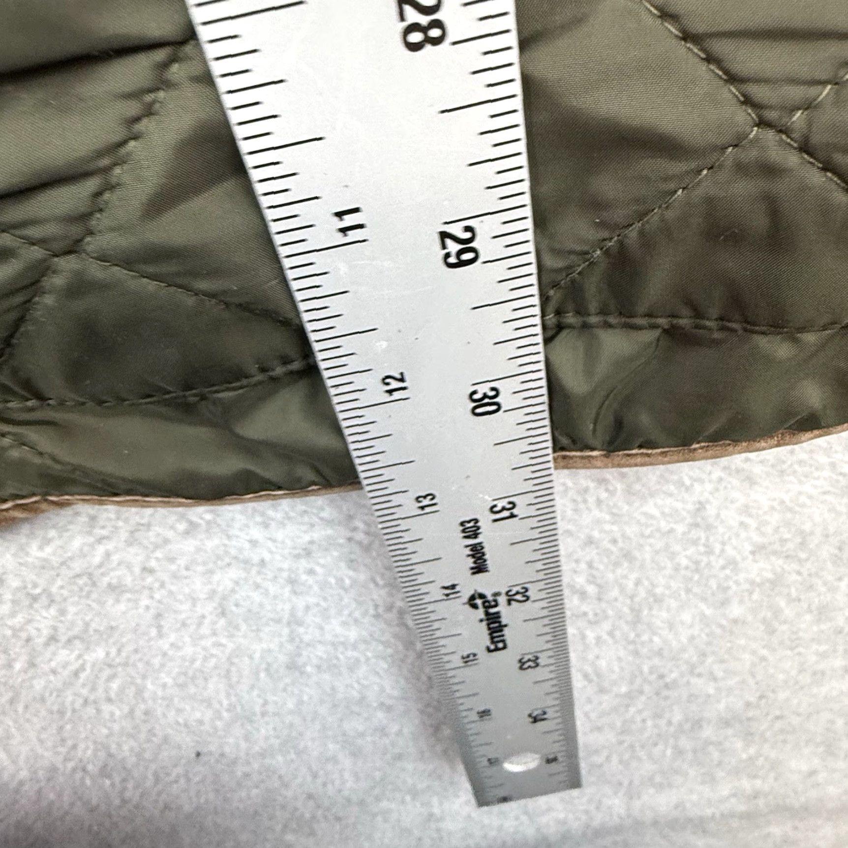 Polo Ralph Lauren VINTAGE Polo Ralph Lauren Olive Green Quilted Field Jacket Corduroy Trim Men 2XL Green Quilted Snaps Pockets All Seasons Insulated Outdoor 90s Mens Size US XXL / EU 58 / 5 - 7 Thumbnail