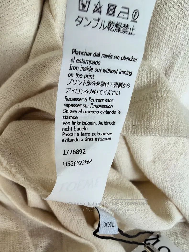 Loewe Loewe Chia seed elephant short-sleeved pure cotton materia Size XXL / US 16-18 / IT 52-54 - 9 Thumbnail
