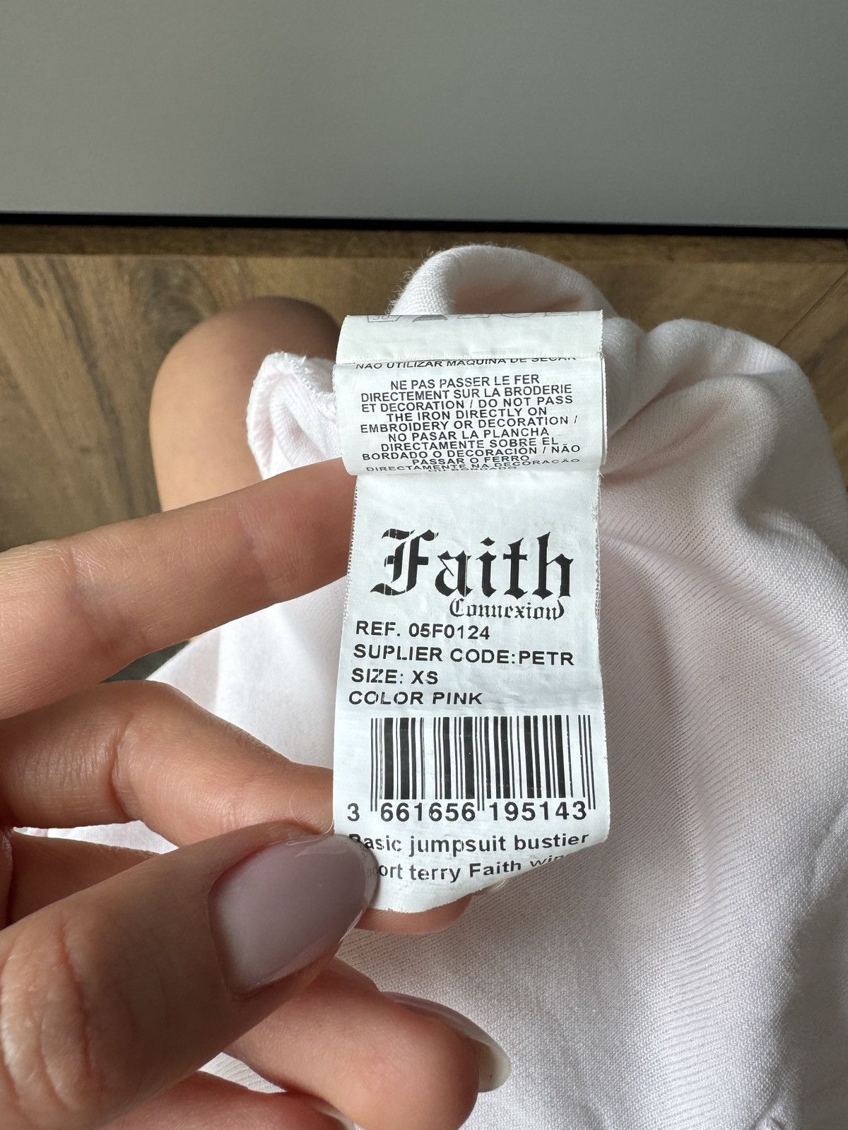 Faith Connexion Faith Connexion Jumpsuit Bustier Short Terry Faith Wings Size XS / US 0-2 / IT 36-38 - 9 Thumbnail