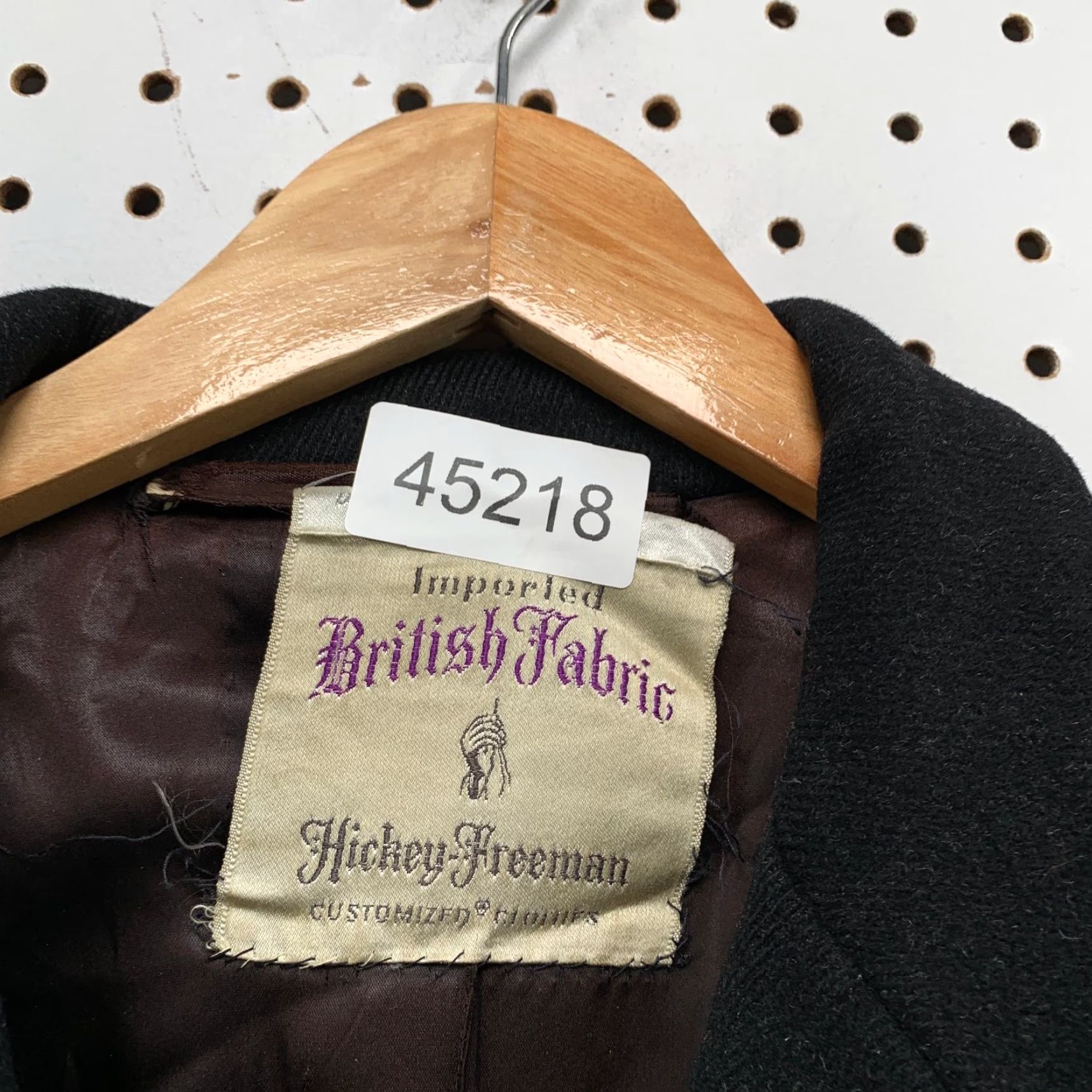 Vintage VINTAGE Hickey Freeman 100% Wool Overcoat Mens 42 Black 60s 70s Wool Union USA Coat Size US XS / EU 42 / 0 - 4 Thumbnail