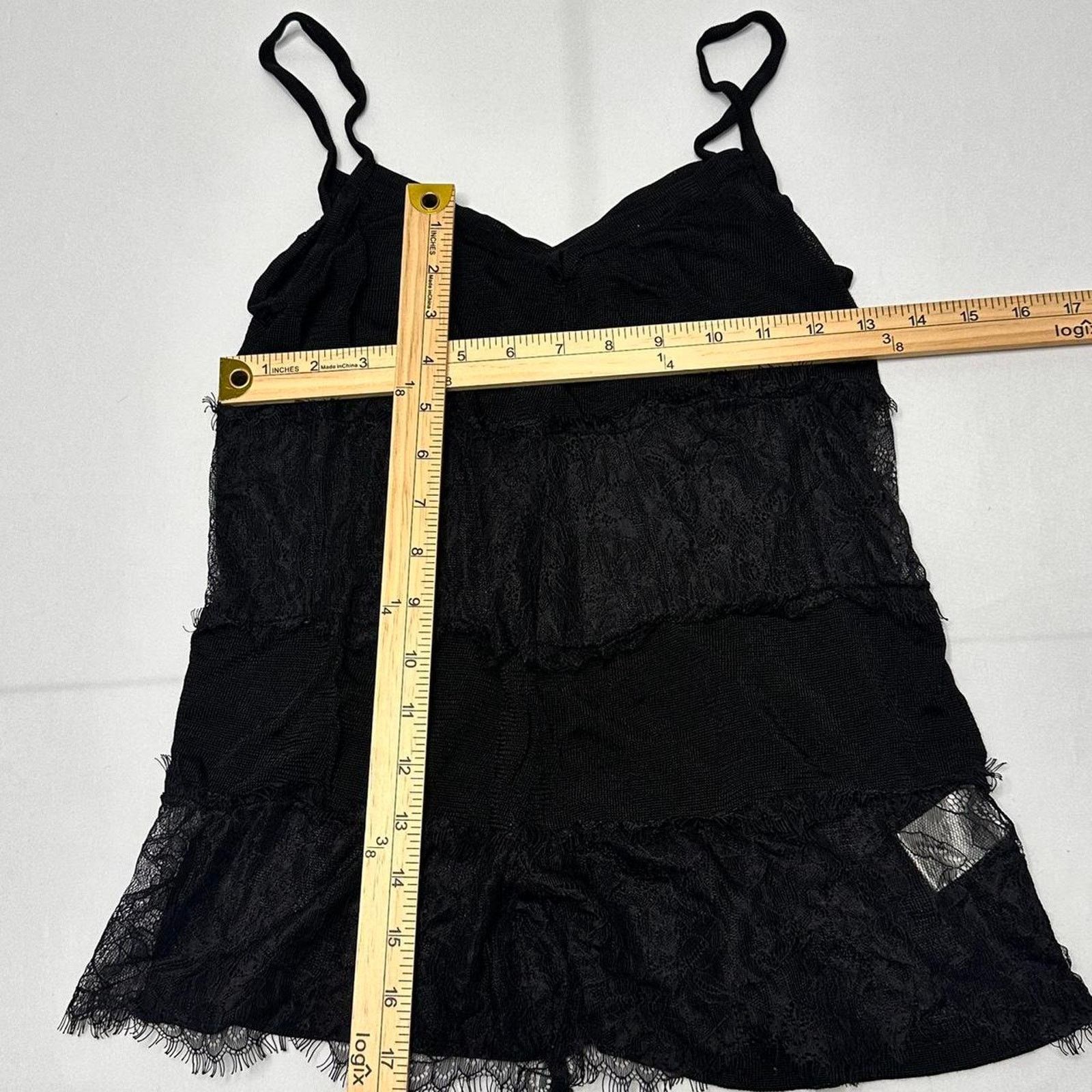 & Other Stories GB Gianni Bini Size Medium Vintage Y2K-Grunge Black Cami Size M / US 6-8 / IT 42-44 - 5 Thumbnail