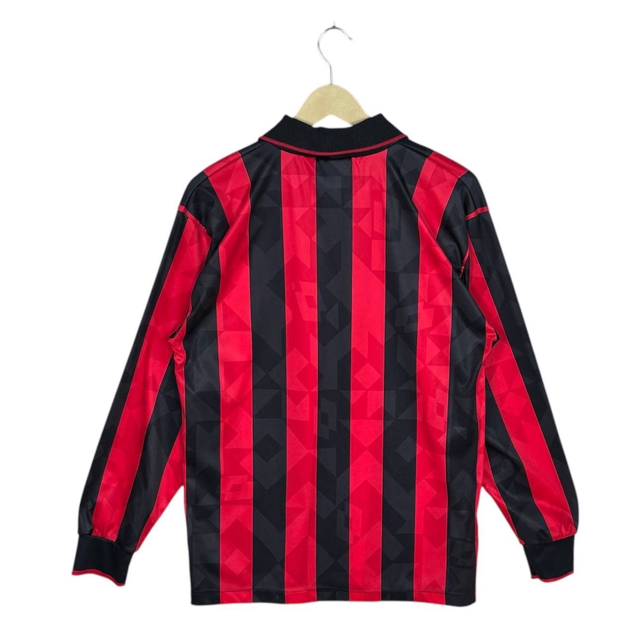 Lotto Sport Vintage AC Milan 1993 1994 Lotto Motta Long Sleeve Jersey L Size US L / EU 52-54 / 3 - 2 Thumbnail
