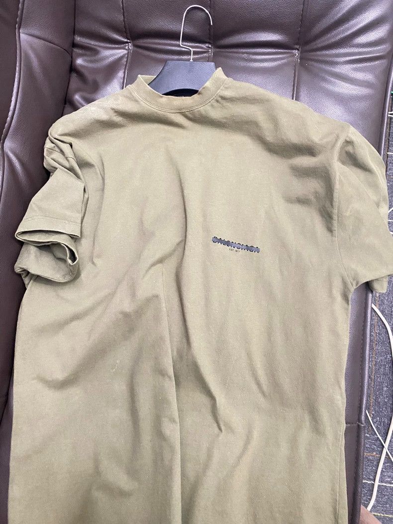 Balenciaga Balenciaga Strikethrough short-sleeved T-shirt, size L, ol Size US S / EU 44-46 / 1 - 1 Thumbnail