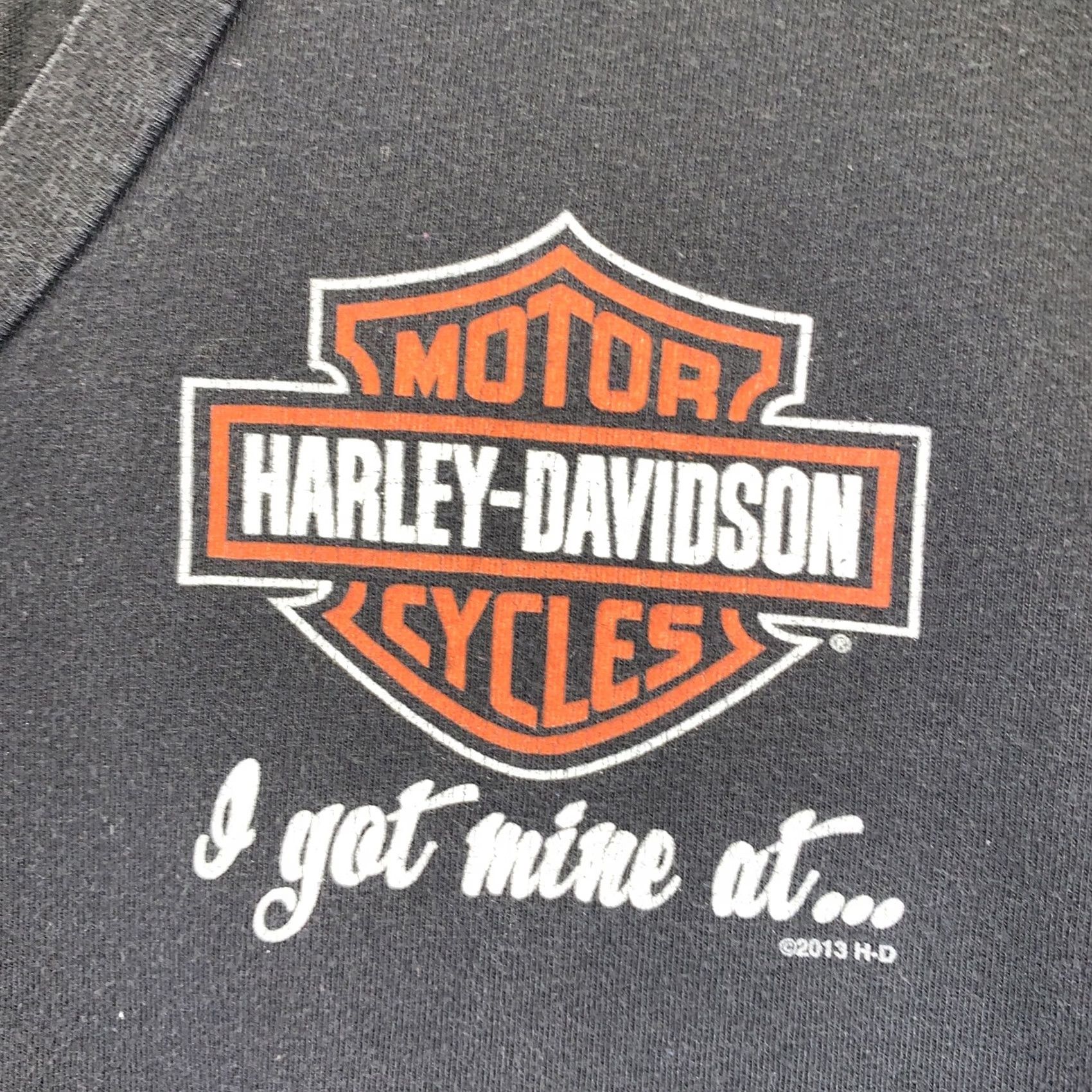 Harley Davidson Harley-Davidson Shirt Womens L V-Neck Short Sleeve Black Ohio 2013/14 T-Shirt Logo Casual Size L / US 10 / IT 46 - 2 Thumbnail