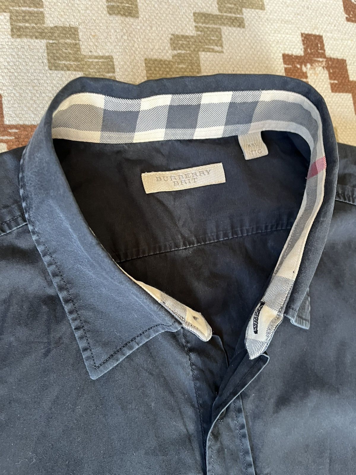Burberry × Designer × Vintage Vintage Burberrys Button up Nova Check Shirt casual burberry Size US XL / EU 56 / 4 - 3 Thumbnail