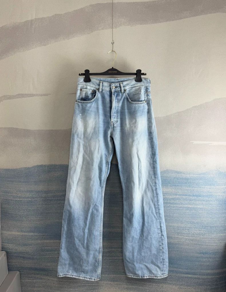 Acne Studios Acne studios Washed blue leather jeans 2502-Nextarrow Size US 34 / EU 50 - 1 Thumbnail
