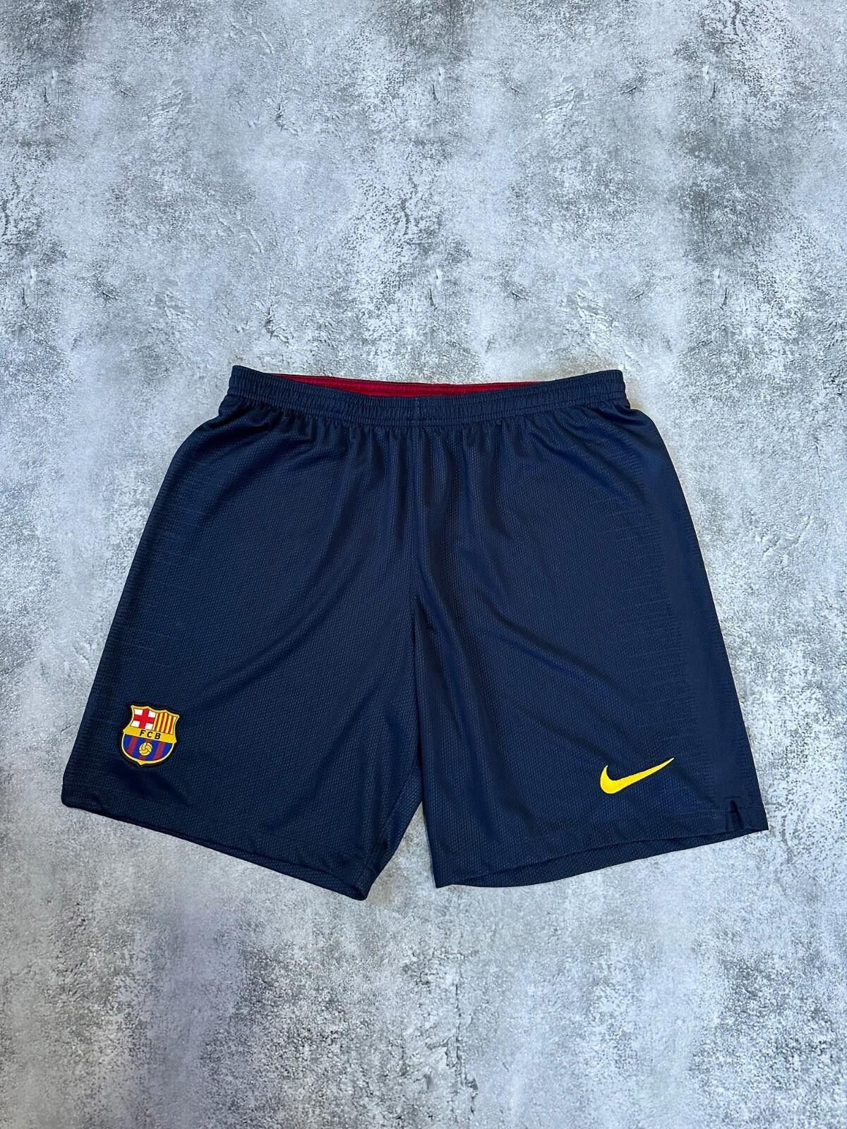 Nike BARCELONA 2018 2019 HOME FOOTBALL SOCCER SHORTS NIKE BLUE Size US L / EU 52-54 / 3 - 1 Thumbnail
