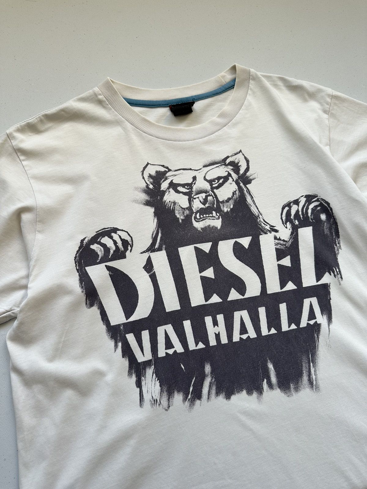 Diesel Vintage Y2k Diesel Valhalla Bear Logo Tee Size US M / EU 48-50 / 2 - 3 Thumbnail