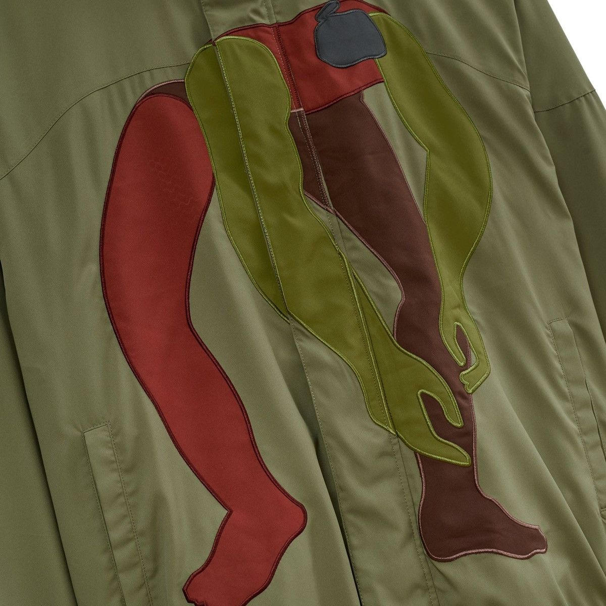 KidSuper KidSuper Studios Falling Guy Insulated Windbreaker Green Size US L / EU 52-54 / 3 - 3 Thumbnail