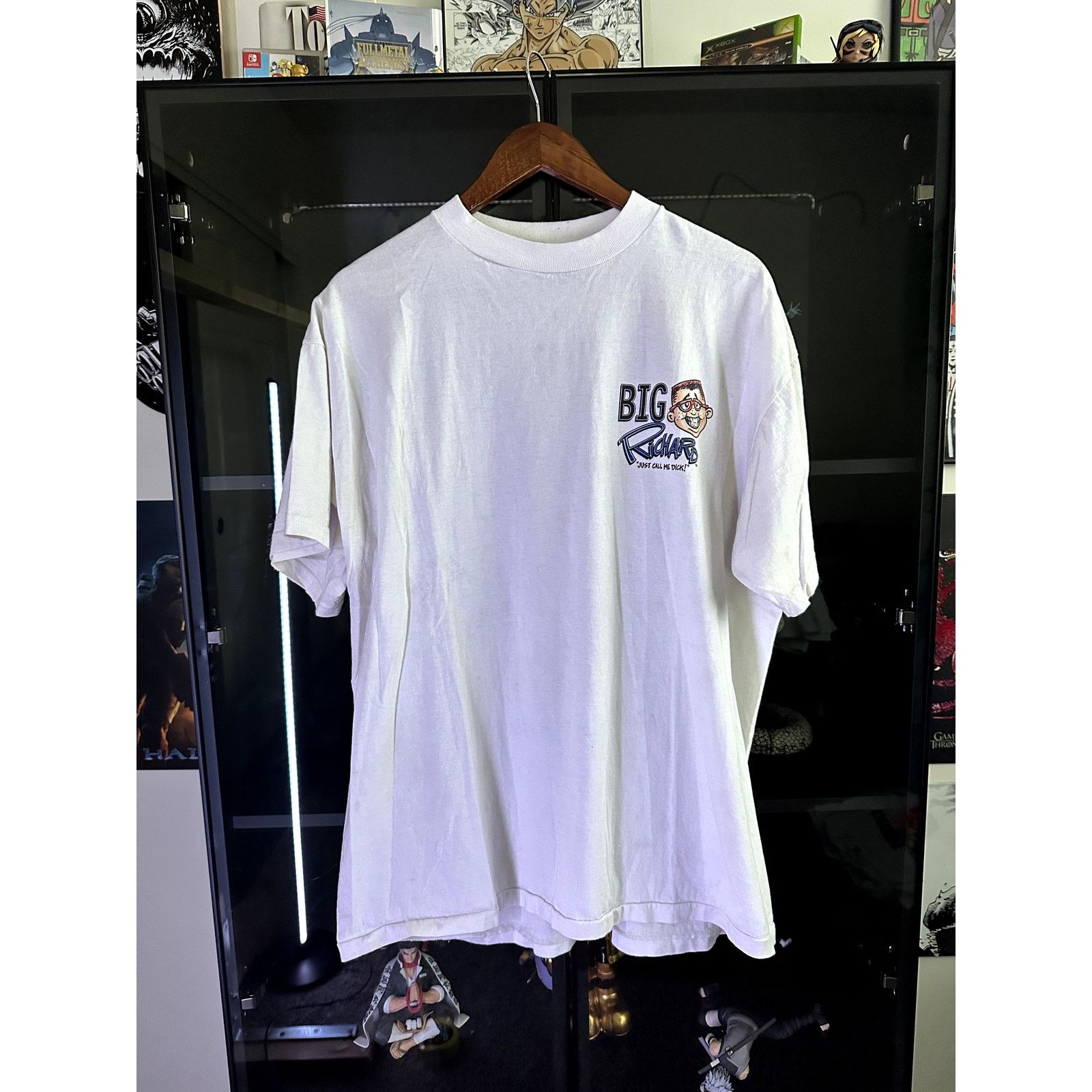 Tultex Vintage 90s Big Richard "just call me dick" Attitude Tee XL Size US XL / EU 56 / 4 - 1 Thumbnail