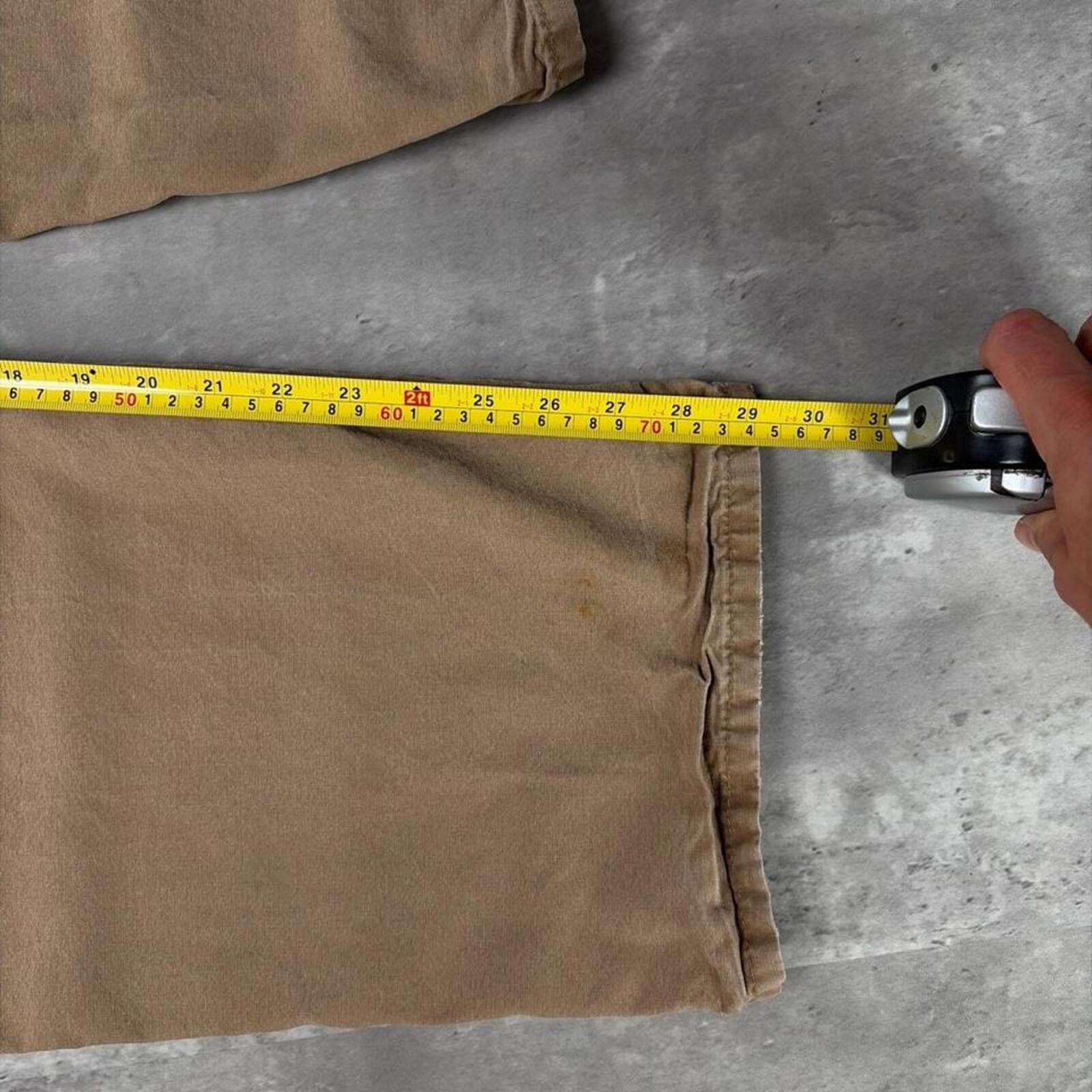 Carhartt Y2K Tan Carhartt Grunge Baggy Carpenter Skater Pants Size US 38 / EU 54 - 7 Thumbnail