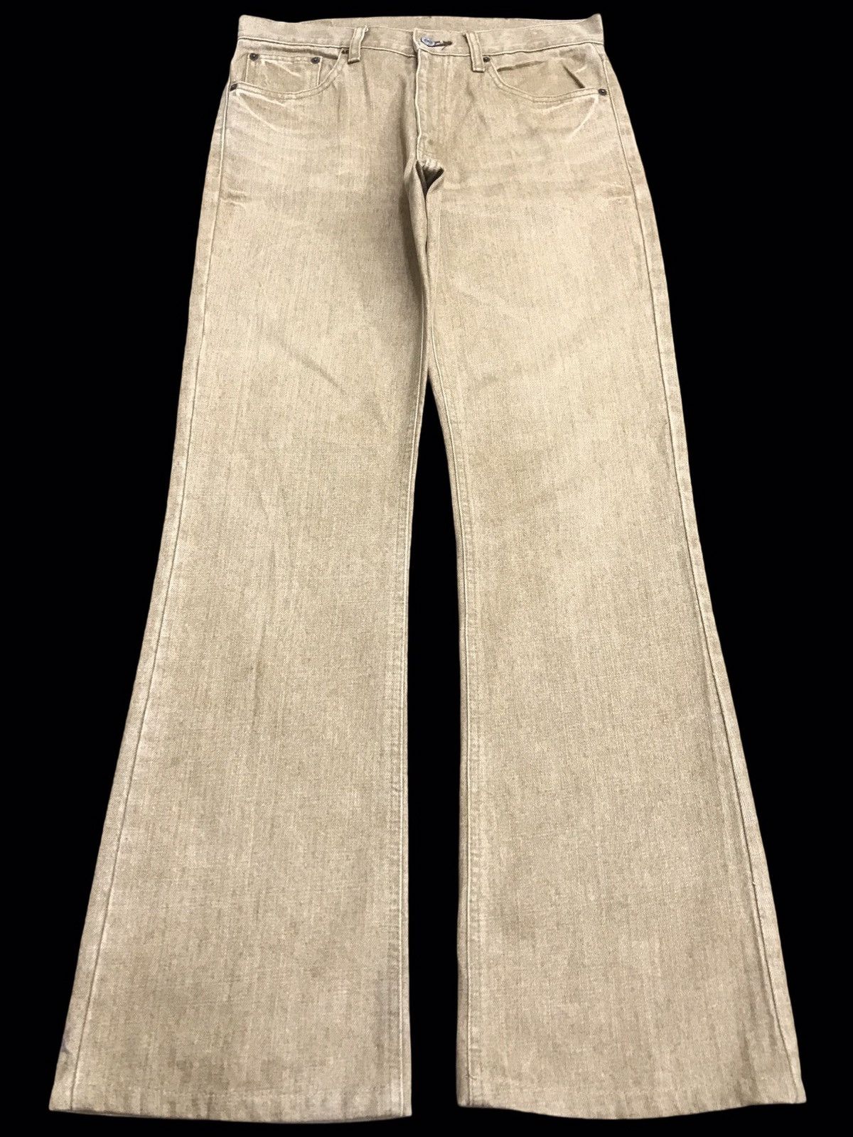 Japanese Brand 💥90s Style Flare💥BOBSON CHESSKING Rusty Jeans F42 Size US 31 - 1 Thumbnail