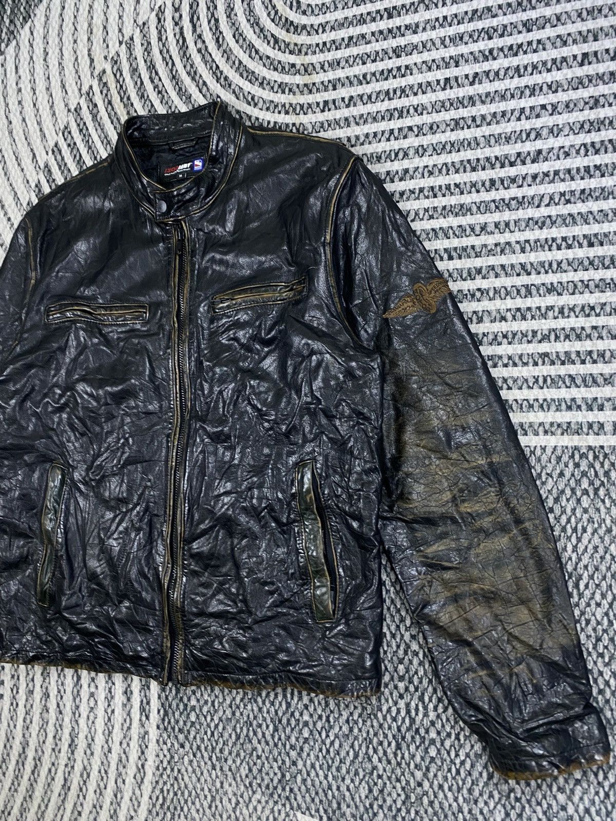 Izod Vintage Izod Indy Car Series Speedway Leather Jacket Size US M / EU 48-50 / 2 - 4 Thumbnail