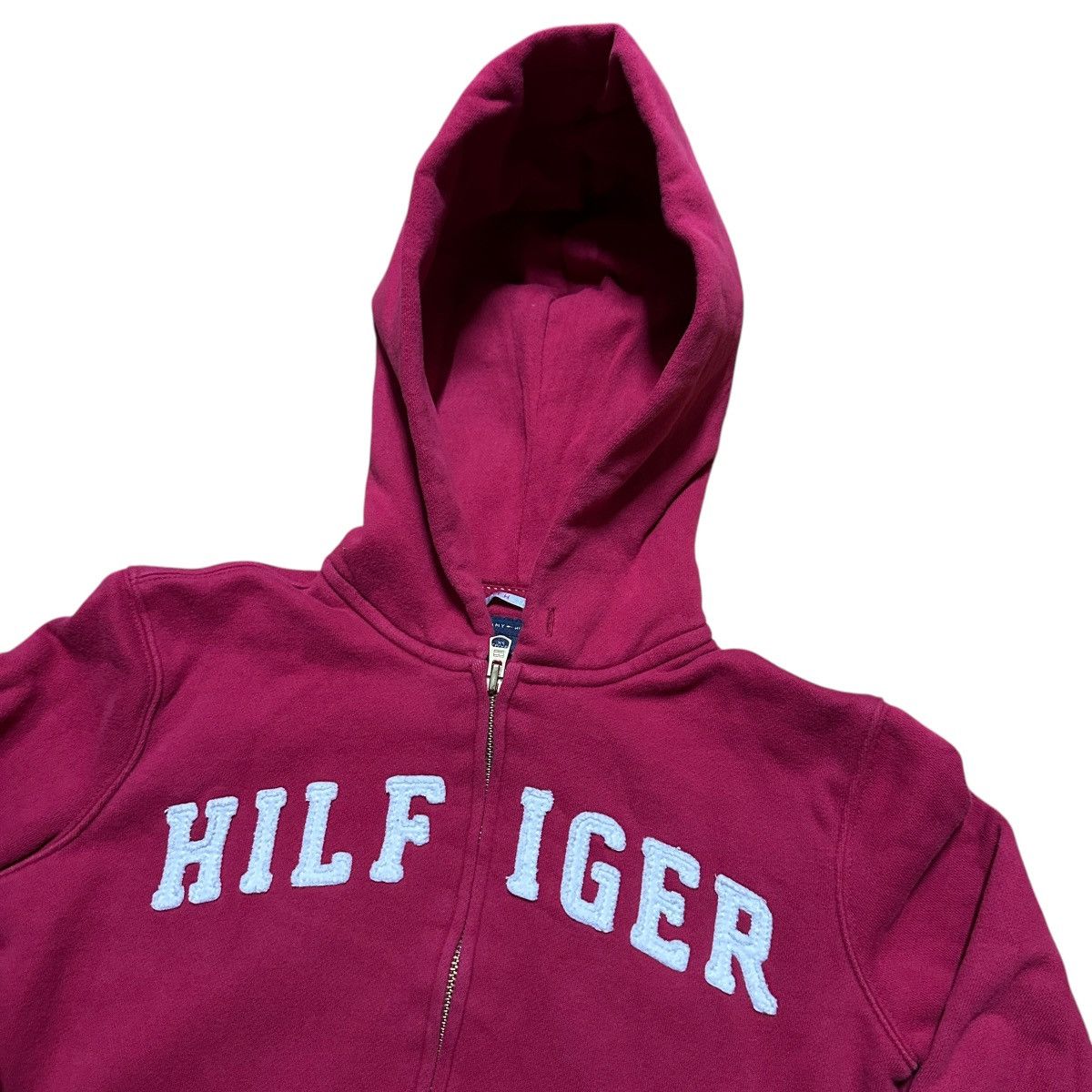 Tommy Hilfiger Women’s Y2K Tommy Hilfiger Pink Spellout Hoodie Size XS / US 0-2 / IT 36-38 - 6 Thumbnail