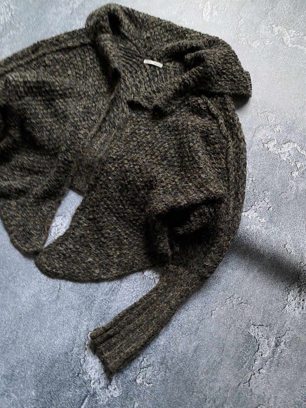14th Addiction × If Six Was Nine × Le Grande Bleu (L.G.B.) Sarah Pacini Asymmetrical Cardigan Type CCP Yohji Yamamoto Size ONE SIZE - 3 Thumbnail