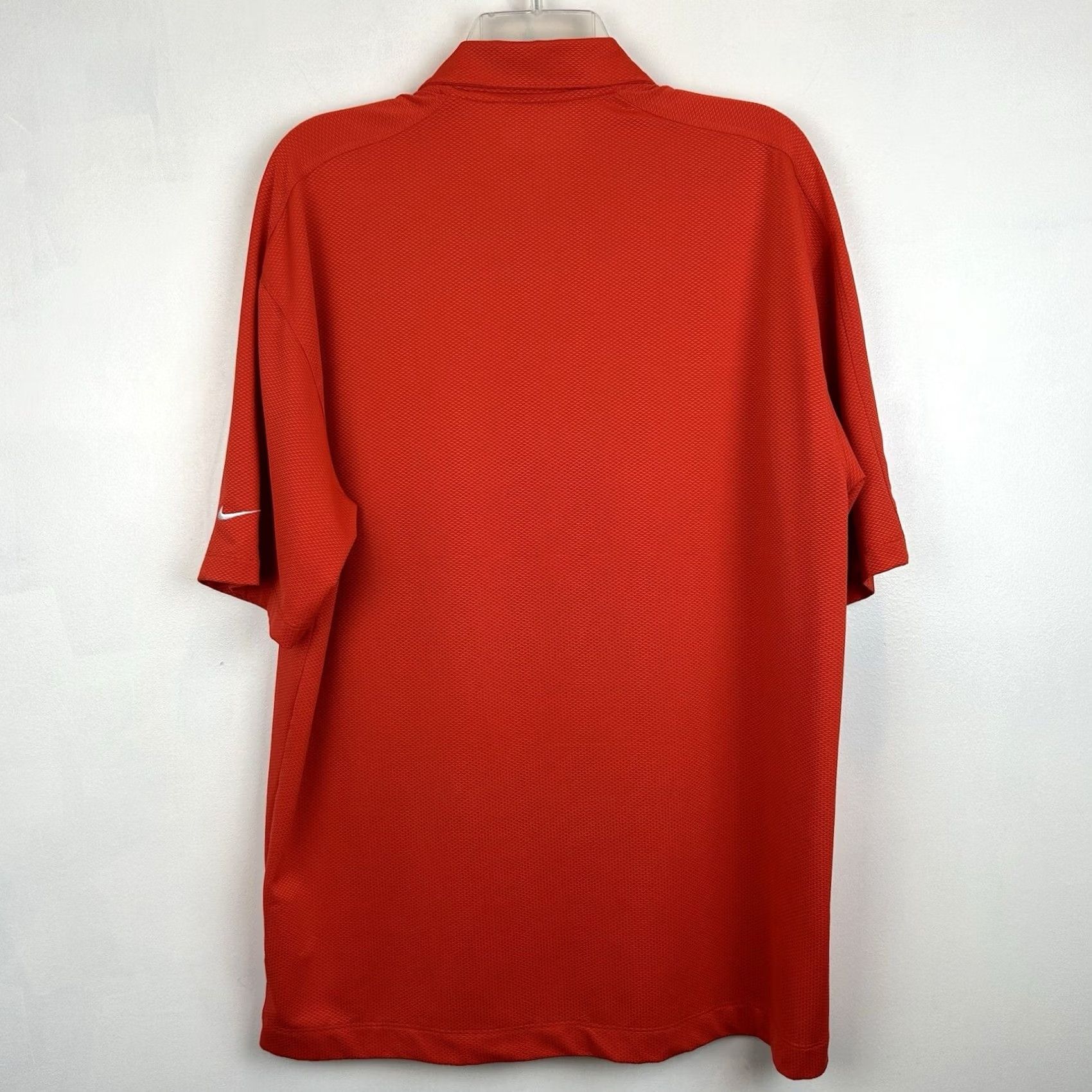 Nike Nike Golf Polo Shirt Mens Large Red Dri-Fit Collared Short Sleeve Lightweight Regular Fit Preppy Sports Golf Shirt Size US L / EU 52-54 / 3 - 2 Thumbnail