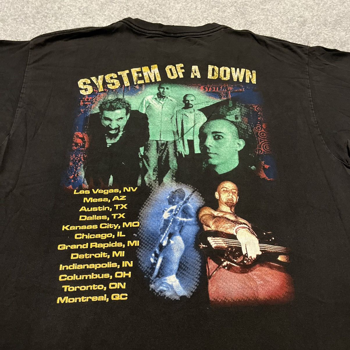 Band Tees Rare Vintage 90s System of a Down Tour Band Graphic T Shirt Size US L / EU 52-54 / 3 - 4 Thumbnail