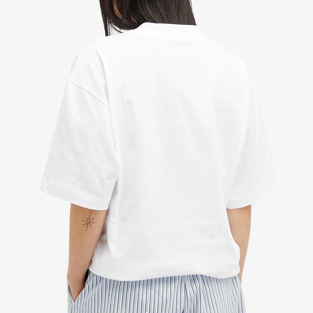 Marni o1w1db10824 T-Shirt in White Size L / US 10 / IT 46 - 3 Thumbnail