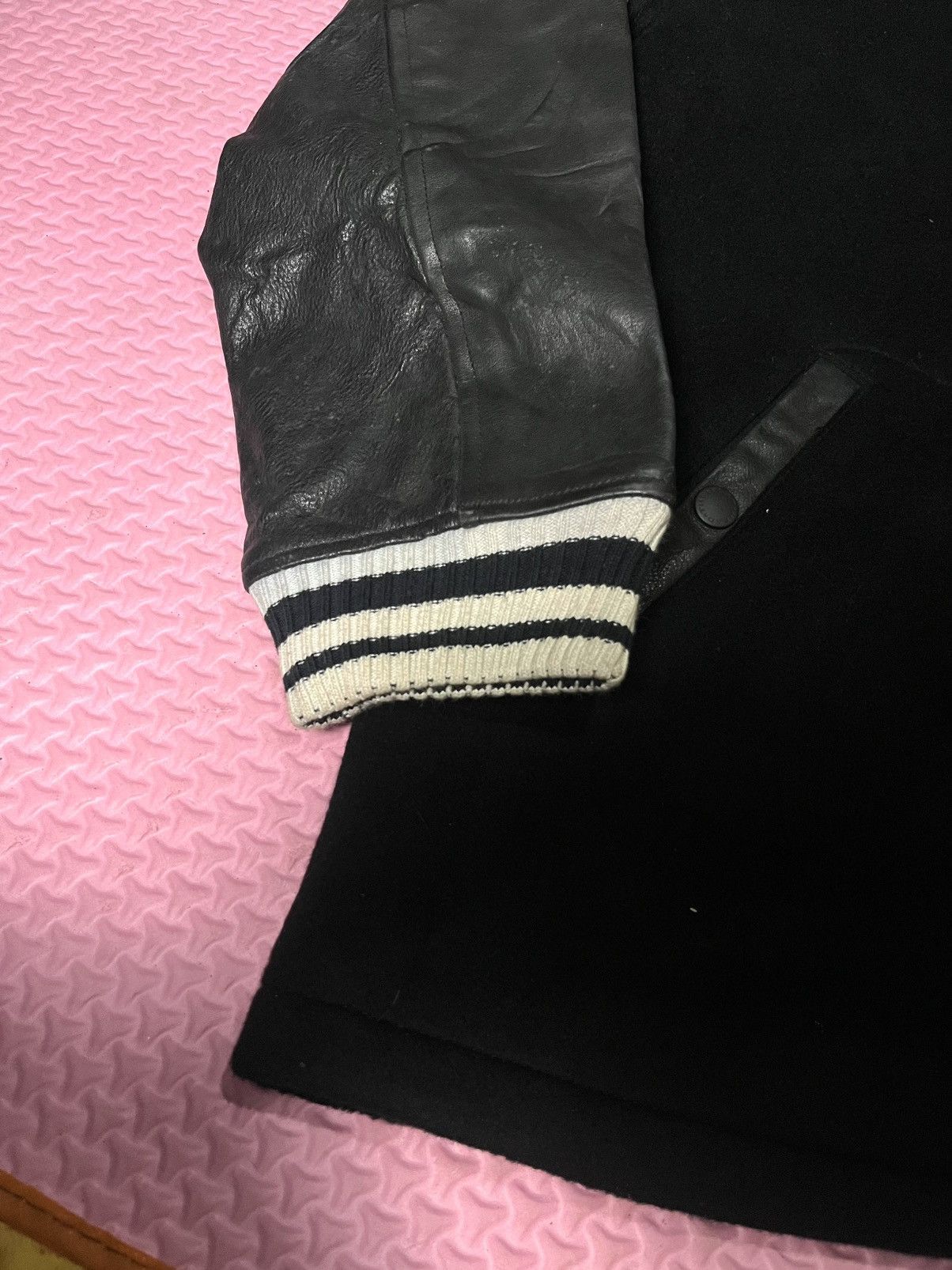 The Flat Head THE FLATHEAD Stajan Sleeve Leather Wool Amekaji Black Size US M / EU 48-50 / 2 - 5 Thumbnail