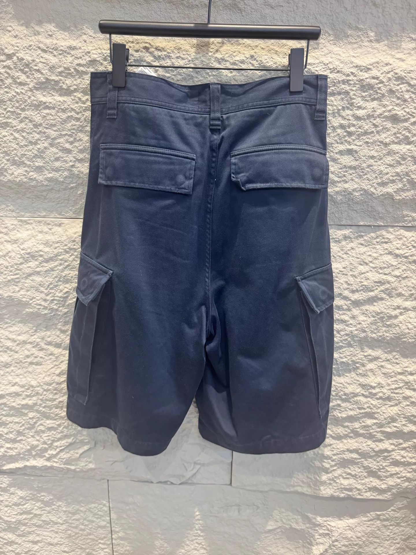 Amiri AMI Alexandre Mattiussi Navy Blue Work Shorts XS Size US 28 / EU 44 - 3 Thumbnail