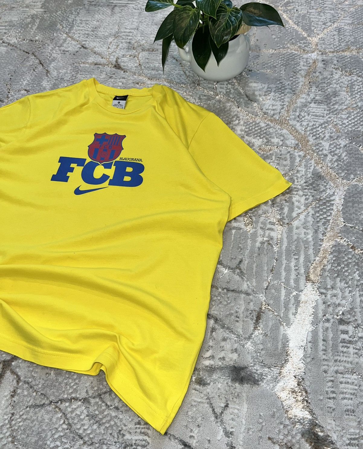Nike × Vintage BLOKECORE ⚽️ NIKE FC BARCELONA 00S VINTAGE T-SHIRT JERSEY KIT Size US XL / EU 56 / 4 - 3 Thumbnail