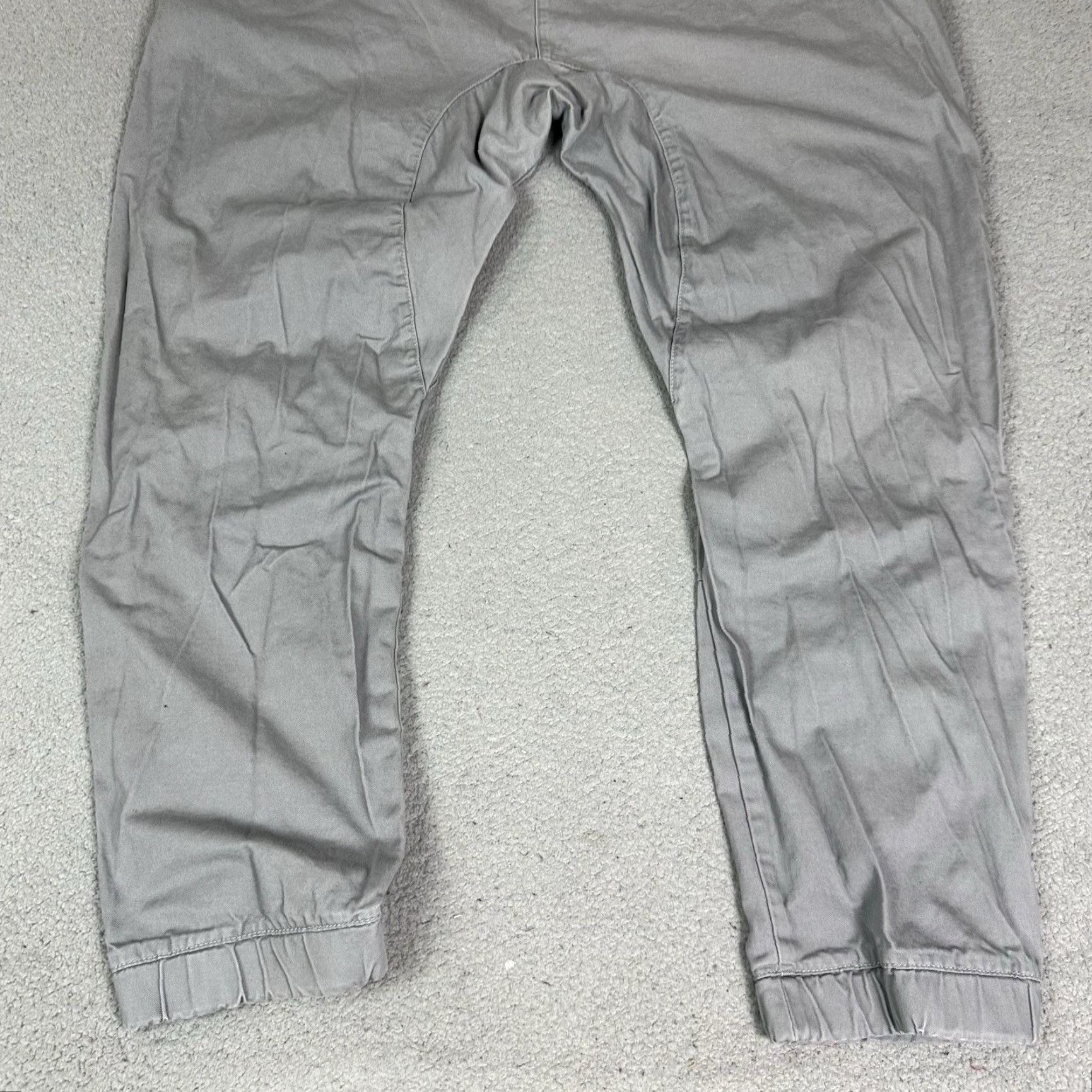 Akademiks Akademiks Pants Men 5XL Gray Joggers Pull On Pockets Drawstring Cotton Chino Shirt Size US 39 - 7 Thumbnail