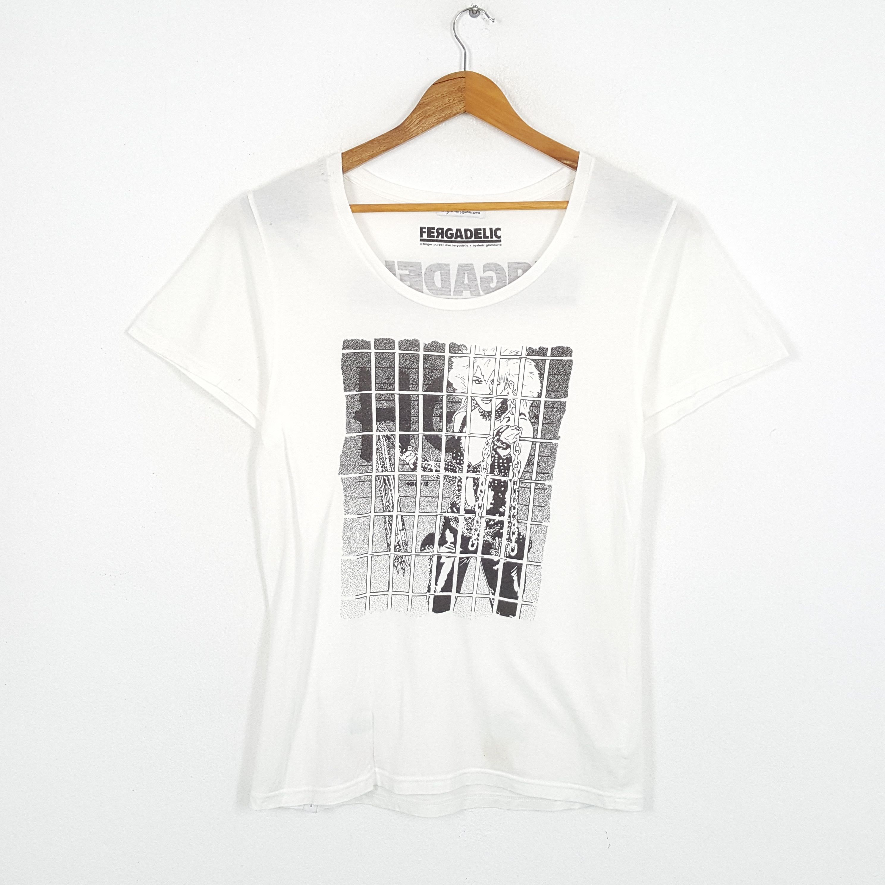 Hysteric Glamour × Japanese Brand × Vintage Vintage HYSTERIC GLAMOUR FERGADELIC Japanese Brand T-Shirts Size M / US 6-8 / IT 42-44 - 1 Thumbnail