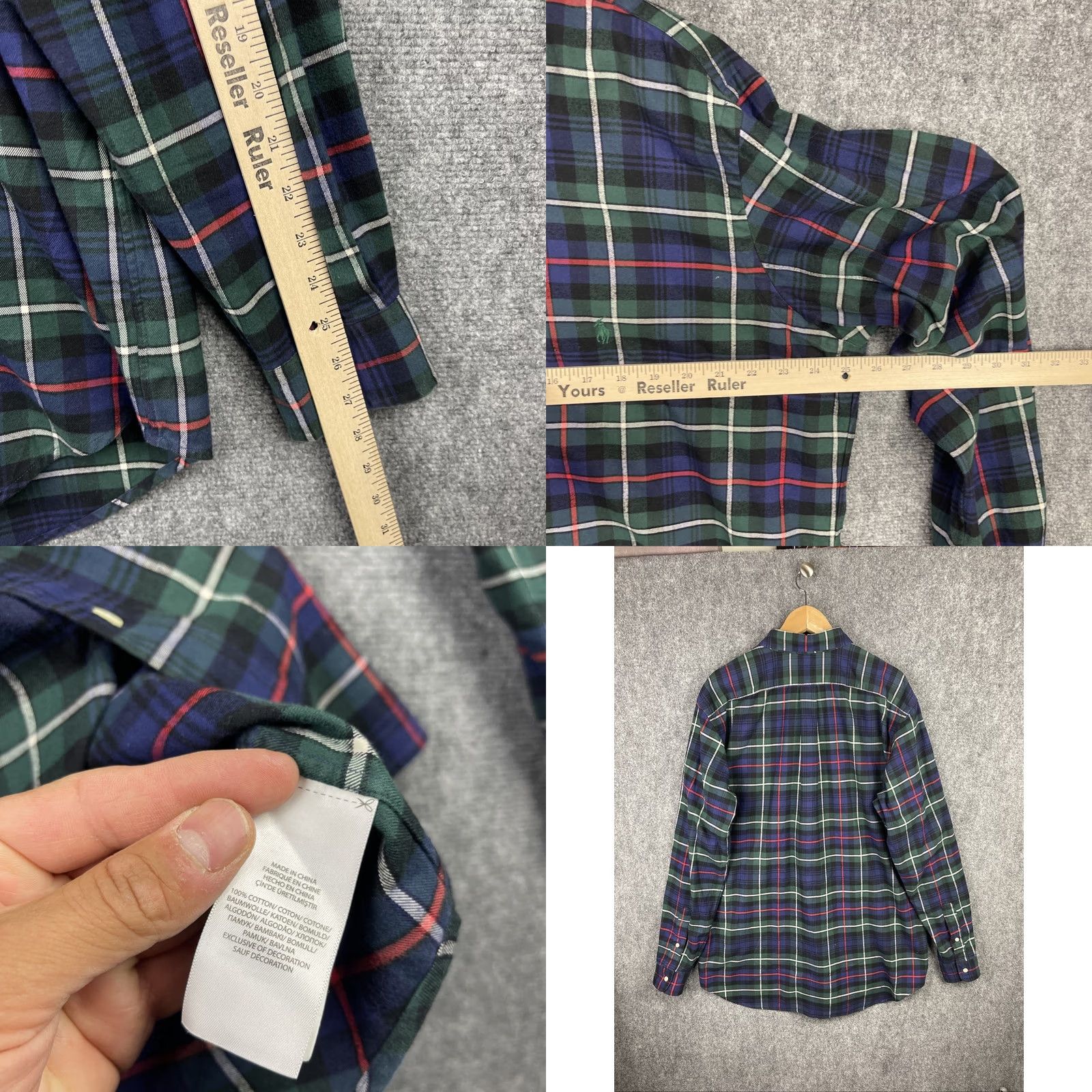 Ralph Lauren Ralph Lauren Shirt Mens Large Tall Blue Performance Button Down Long Sleeve Size US L / EU 52-54 / 3 - 8 Thumbnail