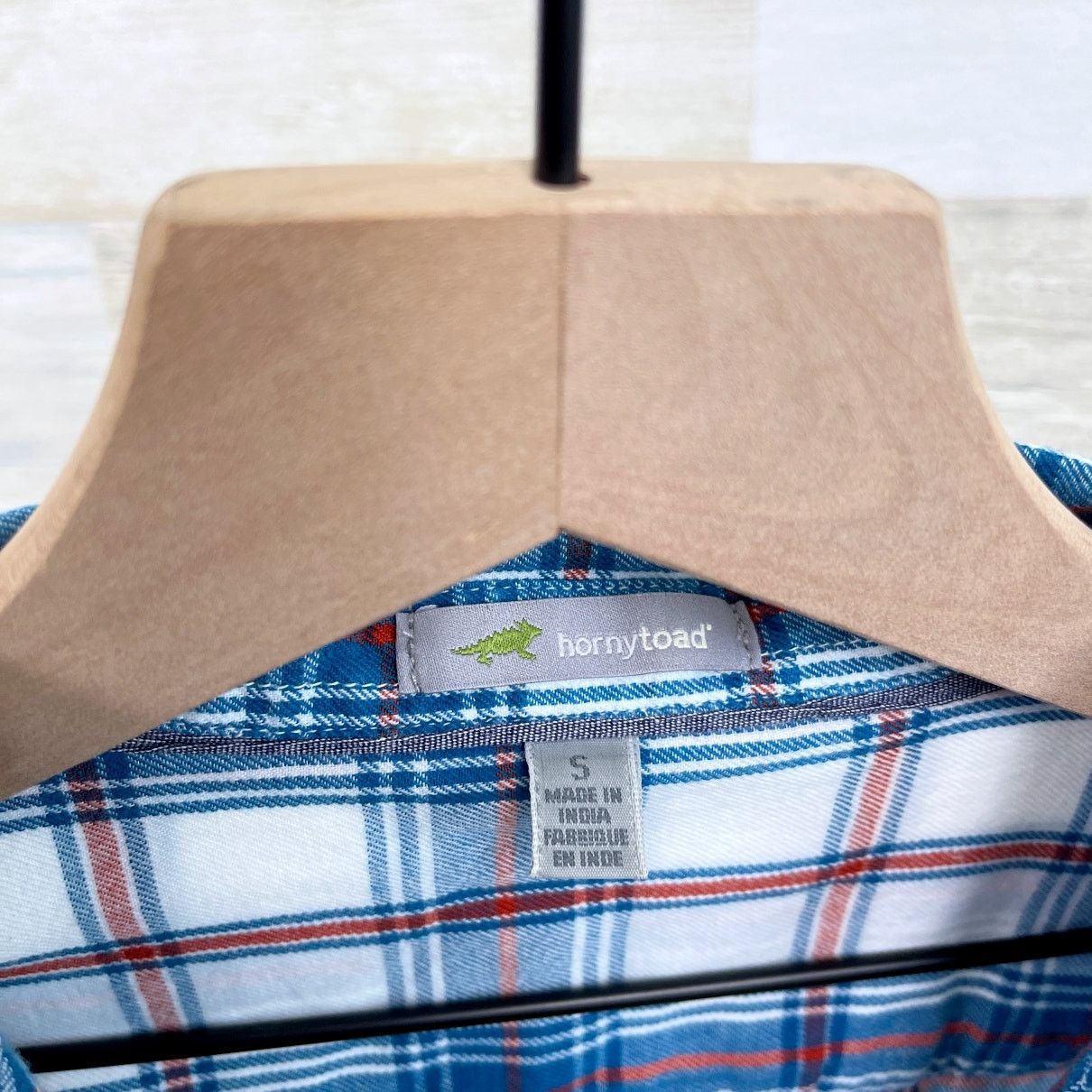 Other Horny Toad & Co Flannel Button Tunic Shirt Blue Womens S Size S / US 4 / IT 40 - 6 Thumbnail