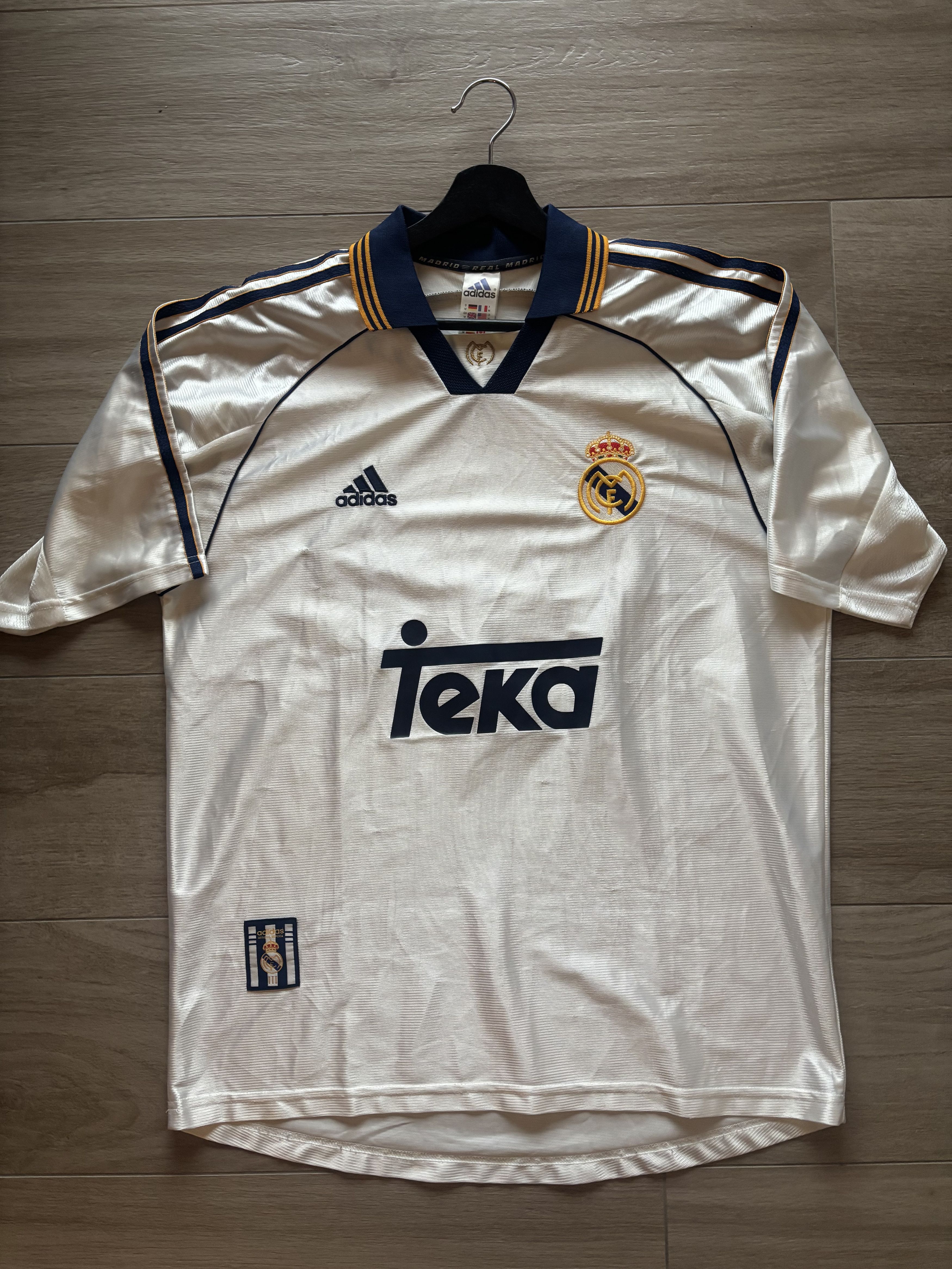 Adidas Real Madrid Home 1999-00 Jersey Size US M / EU 48-50 / 2 - 1 Preview