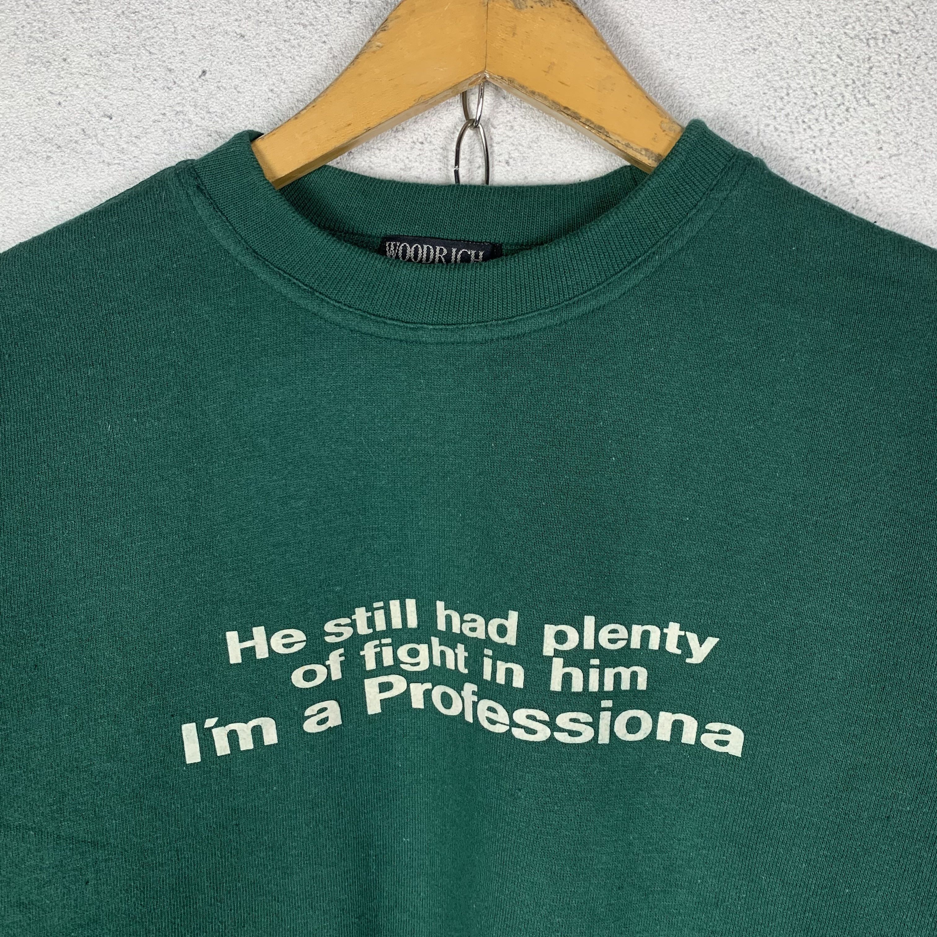 Japanese Brand Vintage Woodrich Green Sweatshirt Crewneck Size US L / EU 52-54 / 3 - 2 Thumbnail