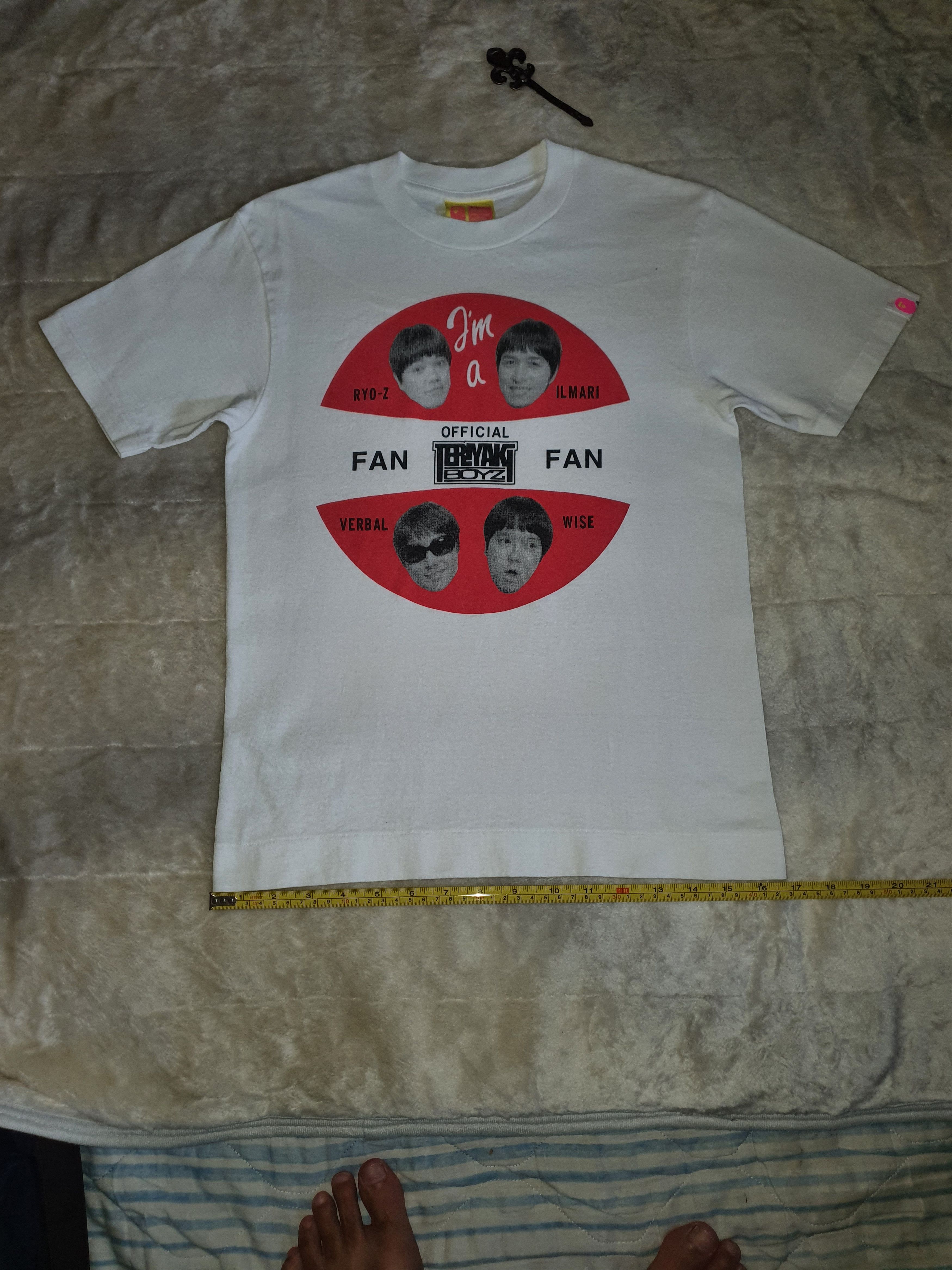 Bape Teriyaki Boyz “I’m a Fan” Official Fan Club Tee Size XS / US 0-2 / IT 36-38 - 2 Thumbnail