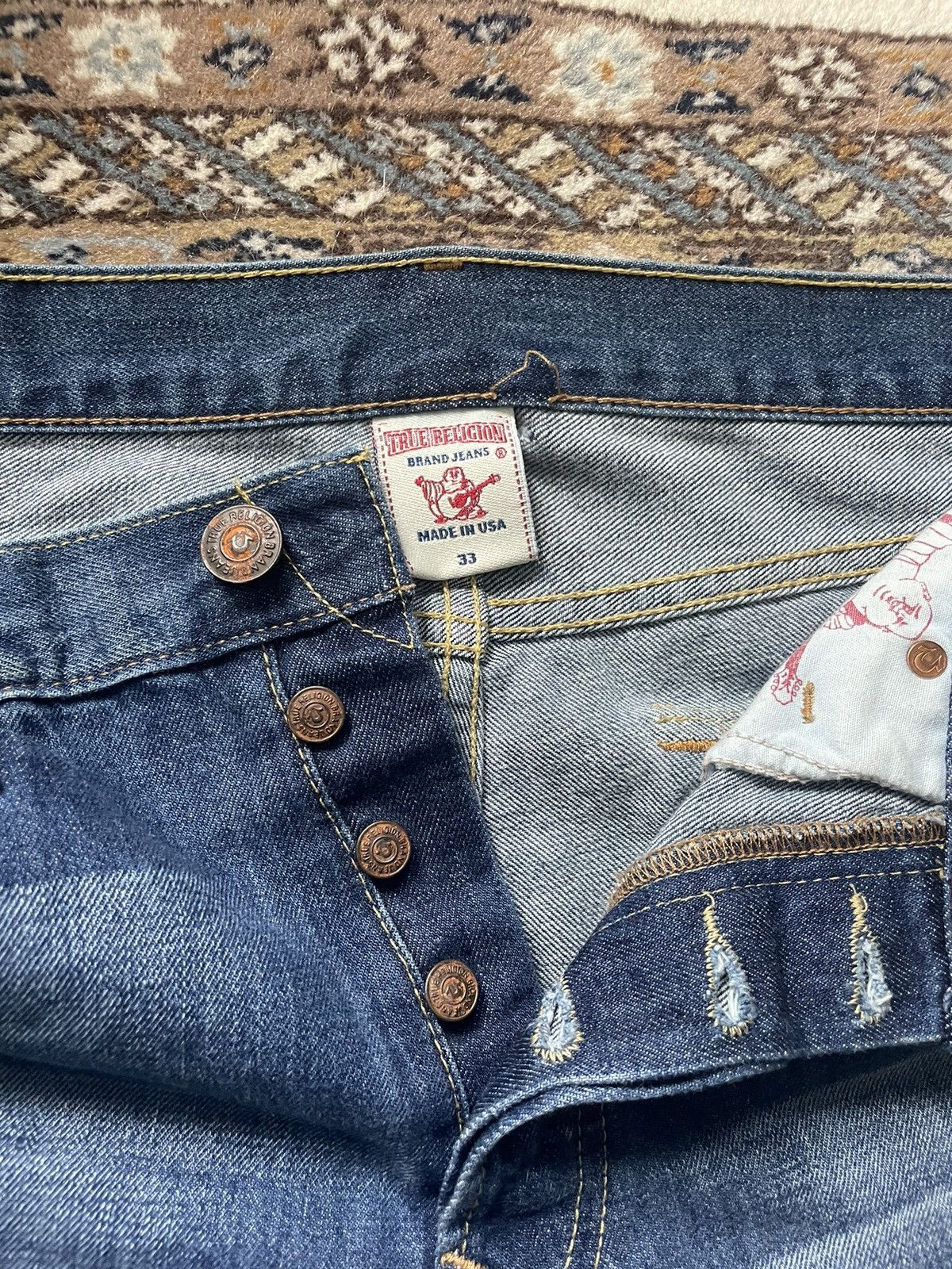 True Religion Vintage True Religion Flare Jeans Size US 33 - 6 Thumbnail