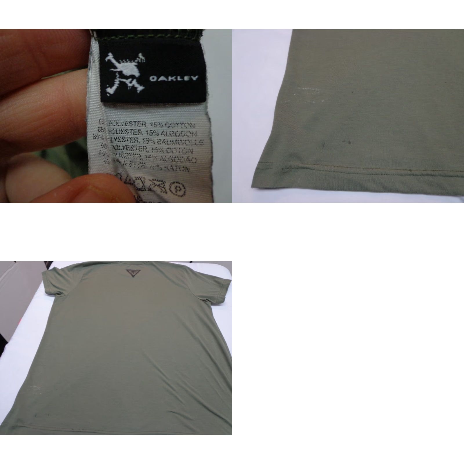 Oakley Oakley T-Shirt Mens Hydrolix Olive Green Camo Graphic 2XL Green Fatigue Camo Mens Size US XXL / EU 58 / 5 - 8 Thumbnail